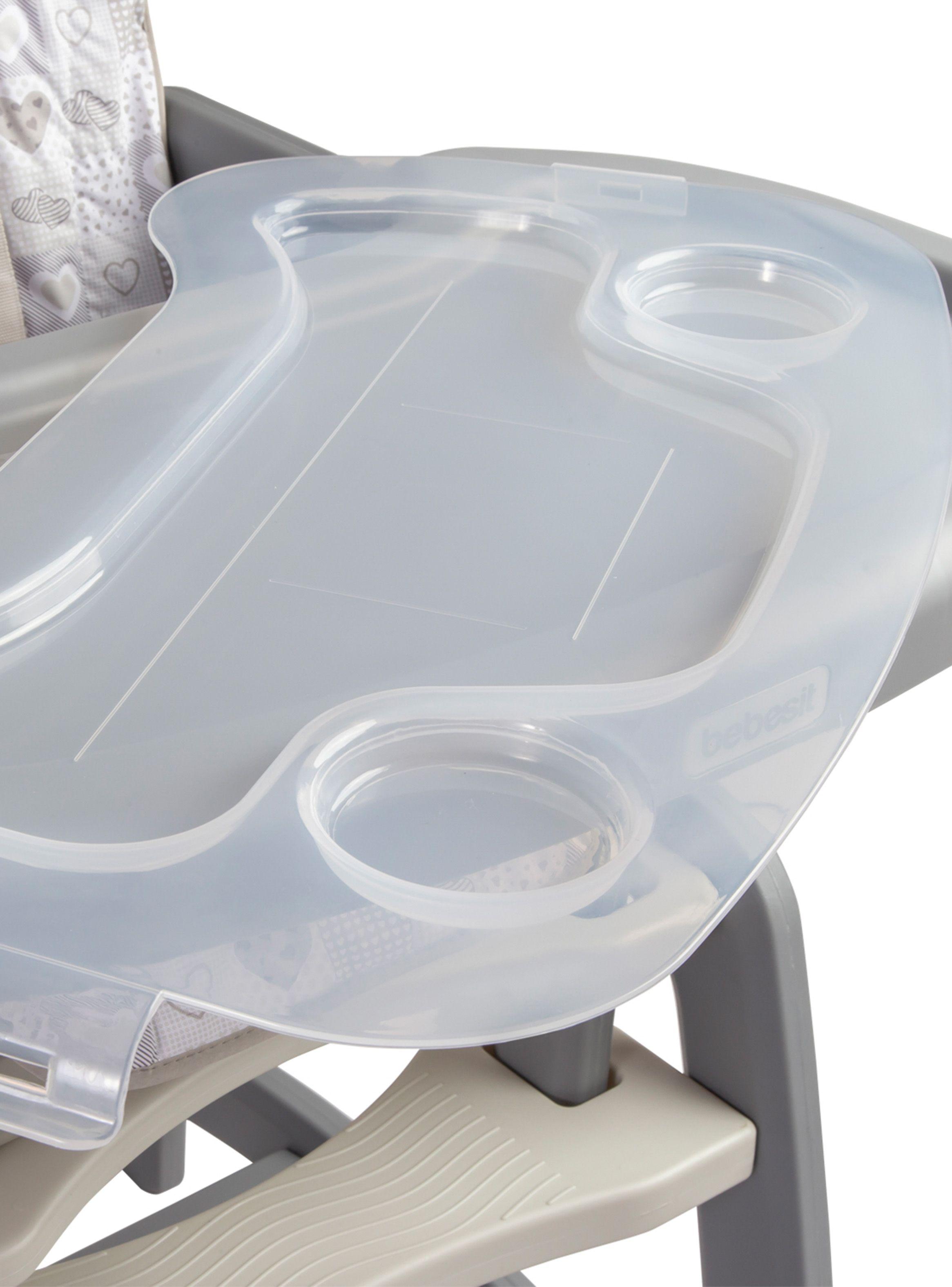 Silla de Comer Portatil Kinder SX Gris Bebesit-4