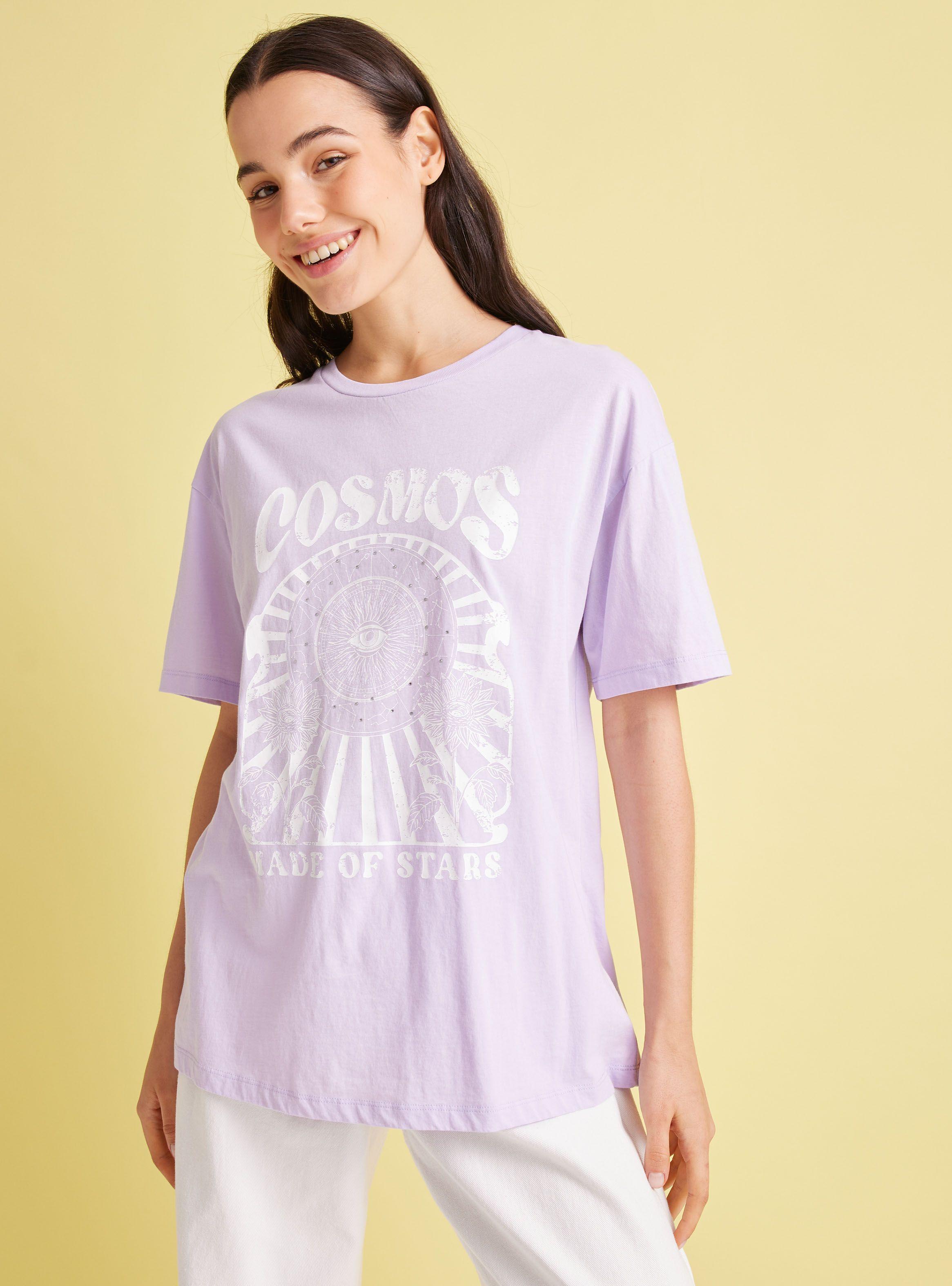 Polera Front Print Dream-0