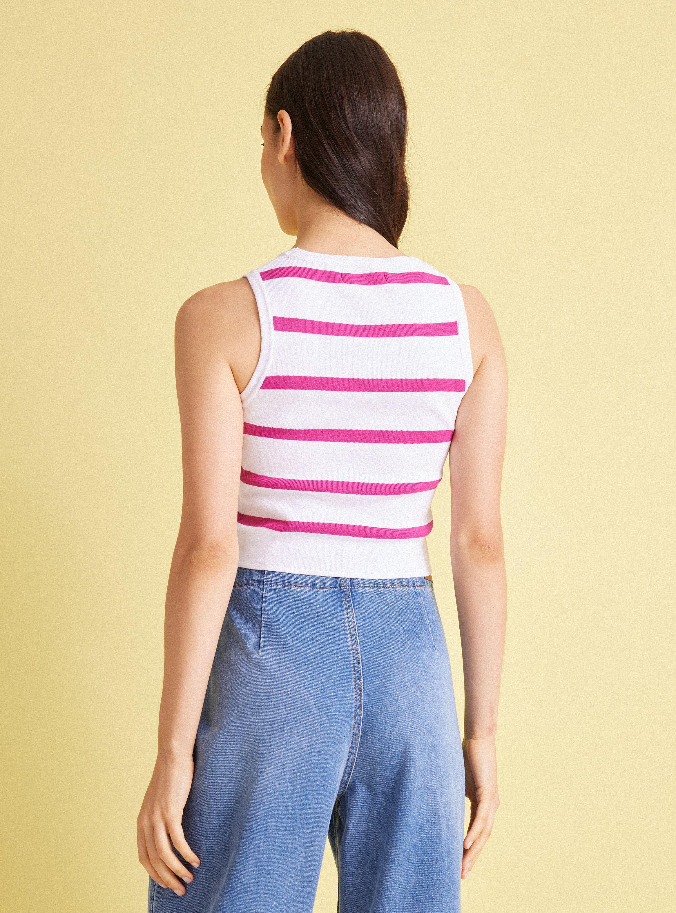 Polera Tejida Sin Mangas-1