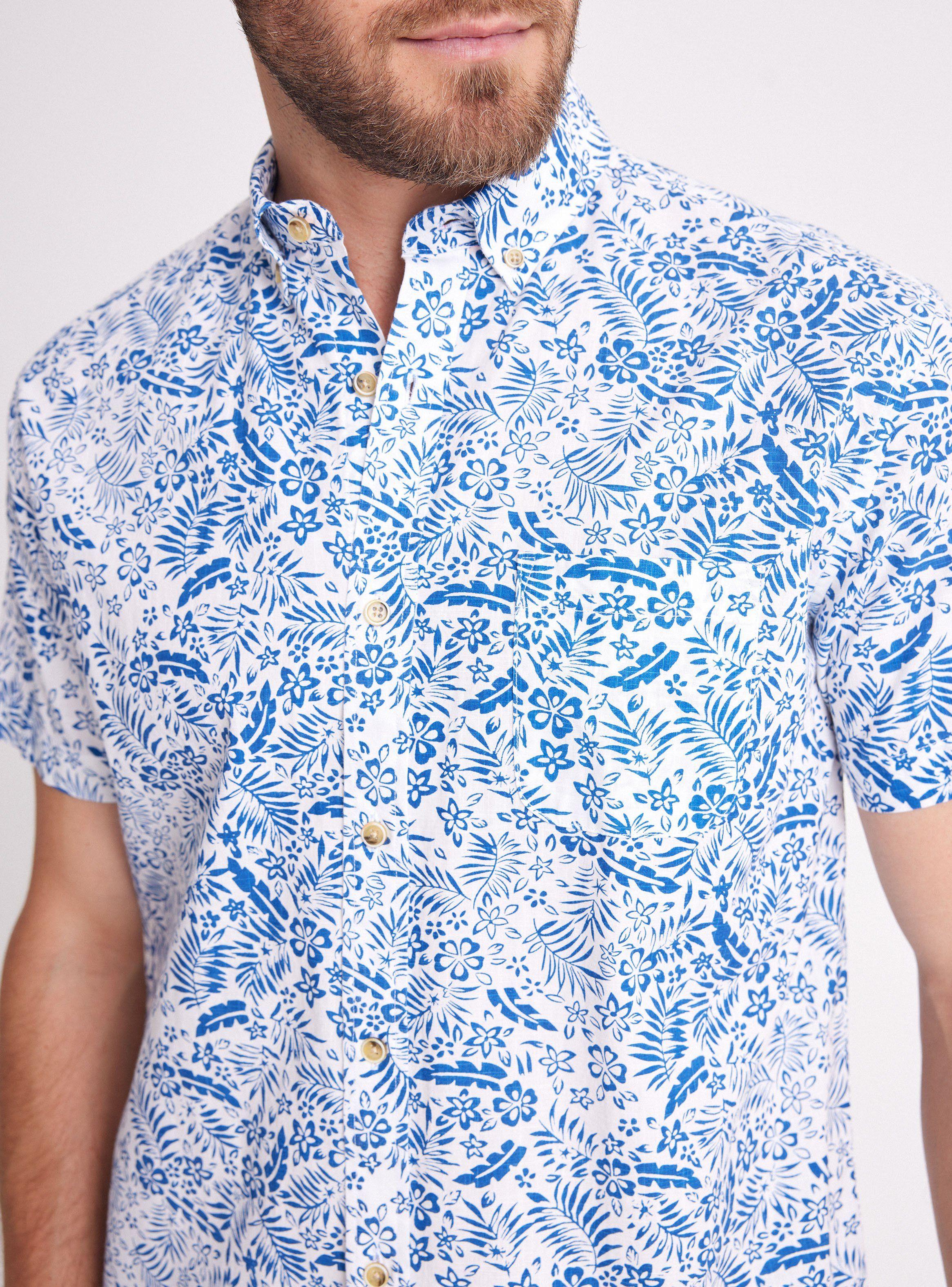 Camisa de Vestir Print-3