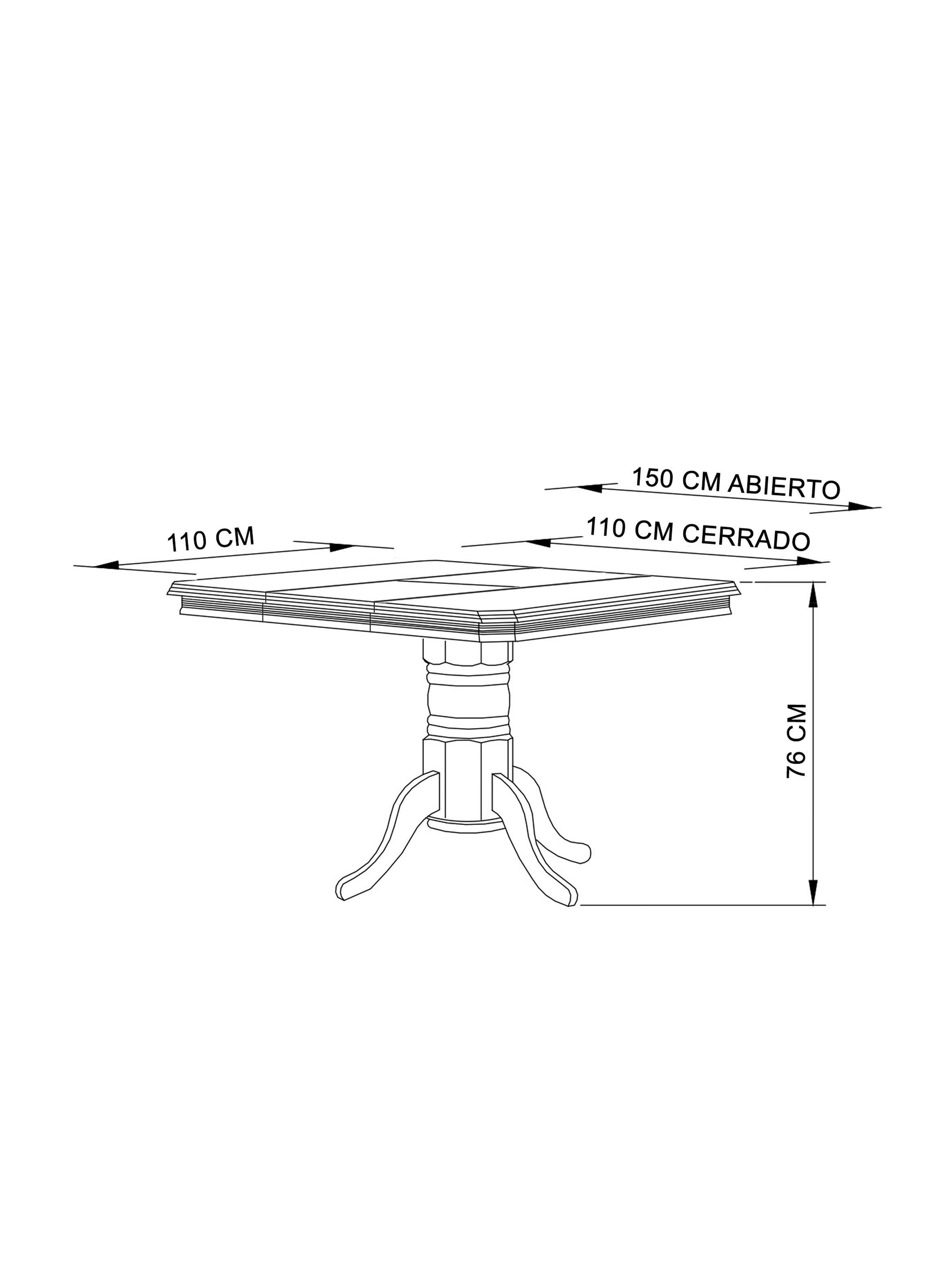 Mesa de Comedor Extensible Romeo Attimo-3