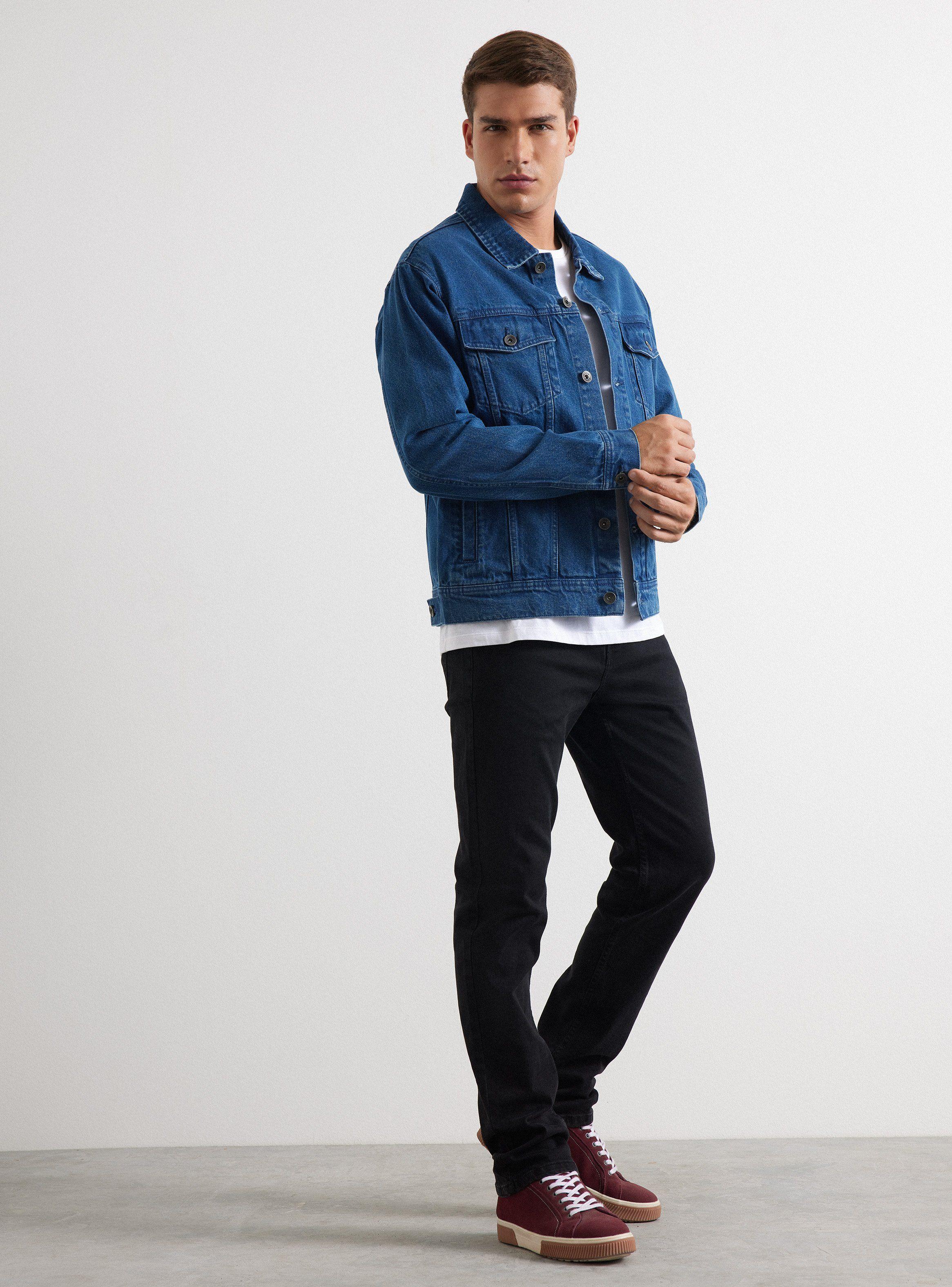 Chaqueta Regular Fit Classic Model-4