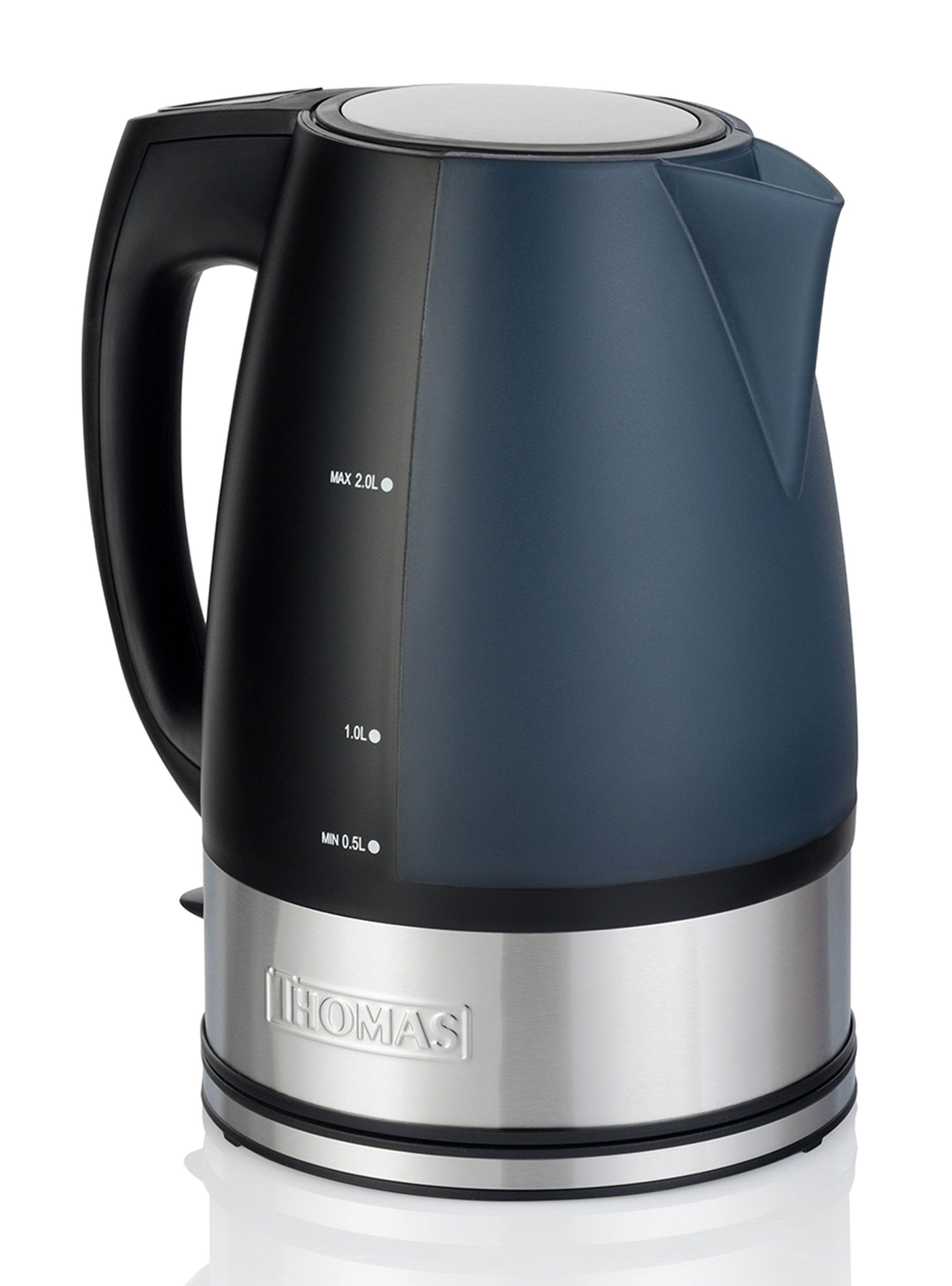 Hervidor Eléctrico 2 Litros TH-4800 Negro/Azul-3