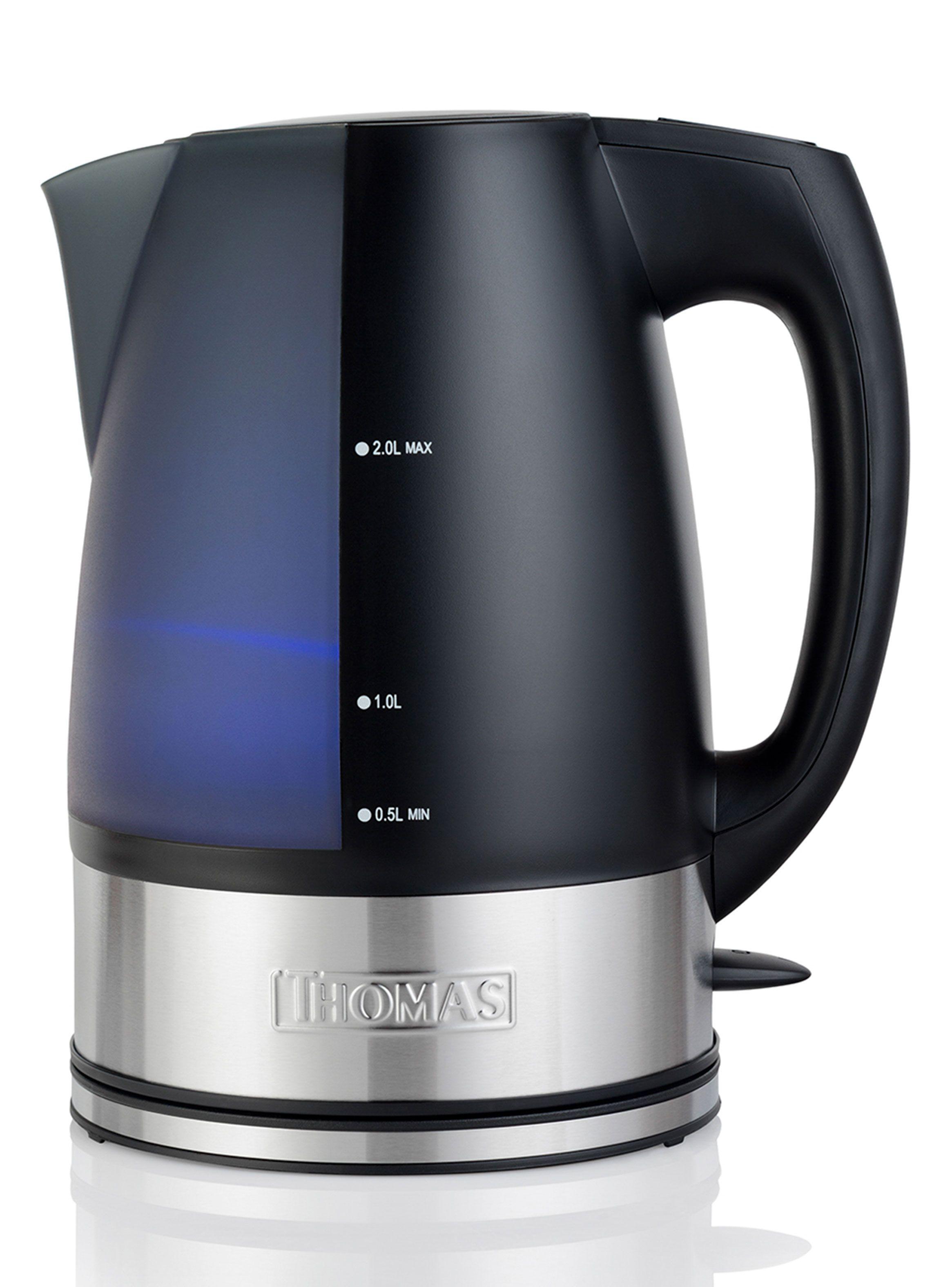 Hervidor Eléctrico 2 Litros TH-4800 Negro/Azul-2