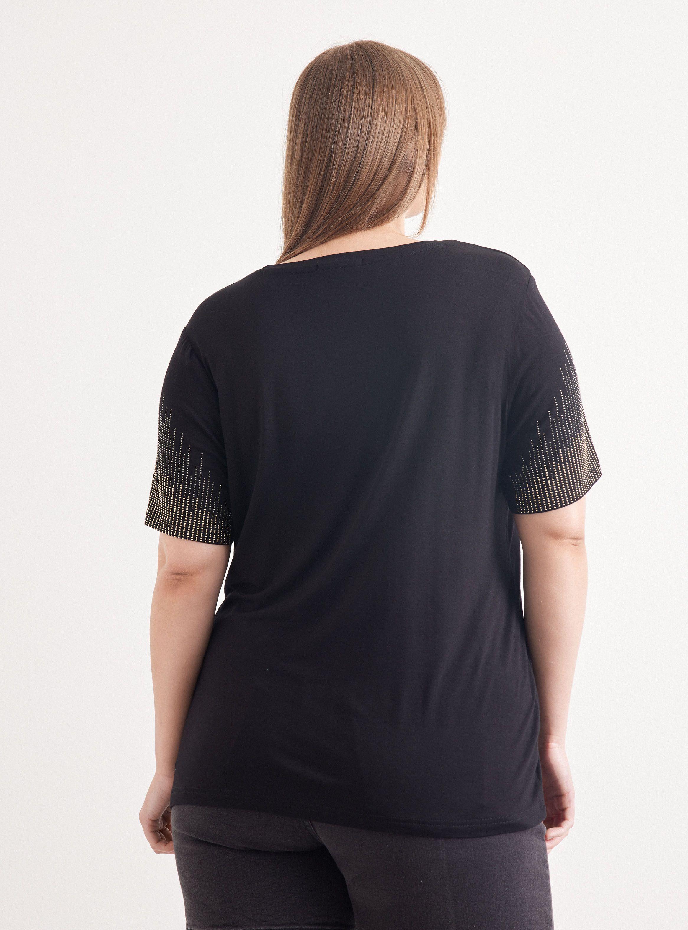 Polera Strass en Mangas-1