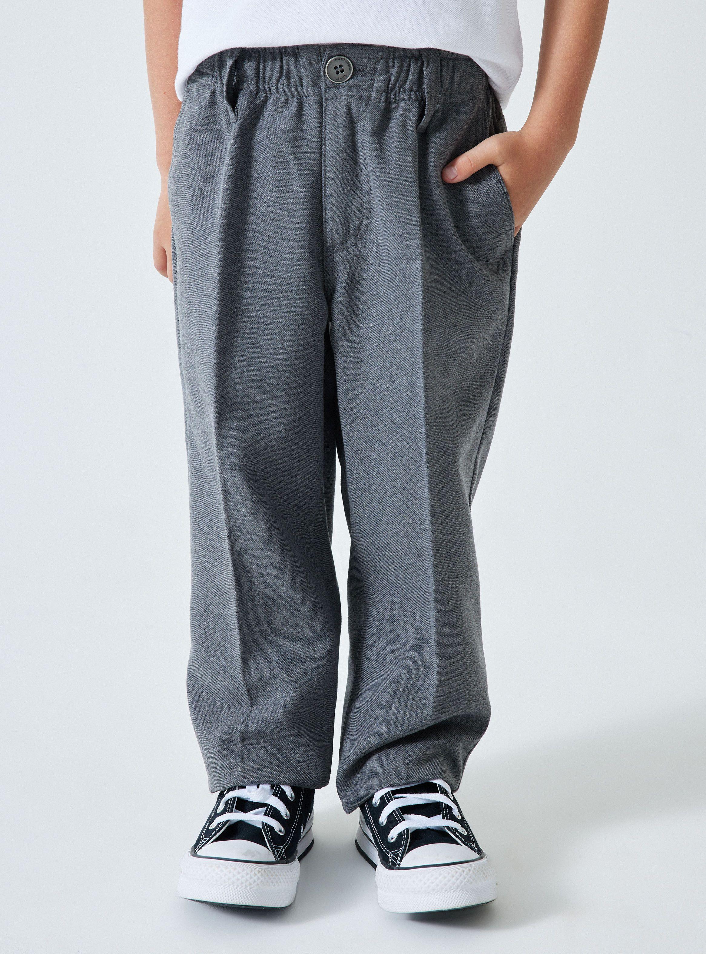 Pantalón Slim Gris Talla 6 A 8-0