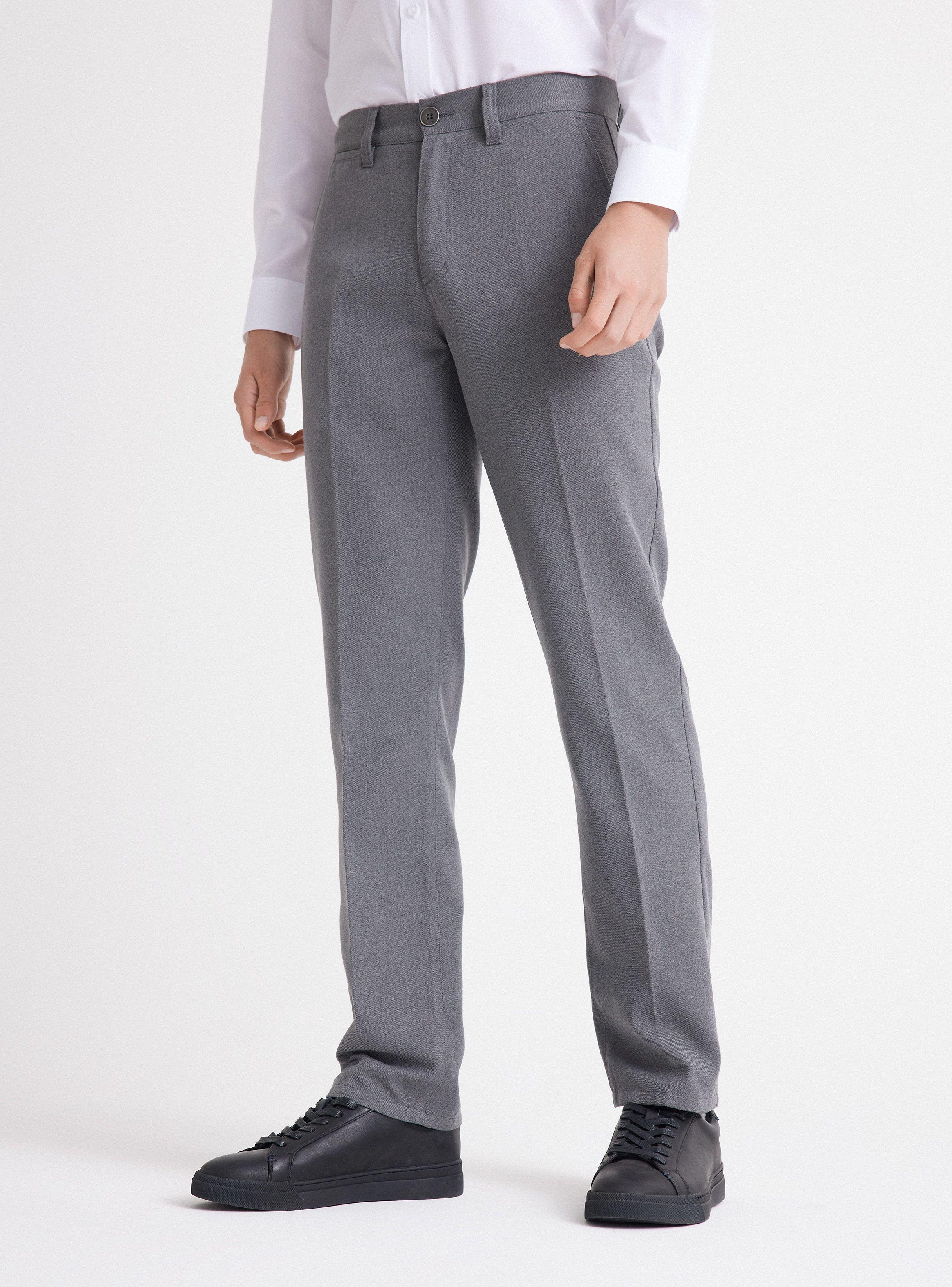 Pantalón Slim Gris Talla 38 A 44-0