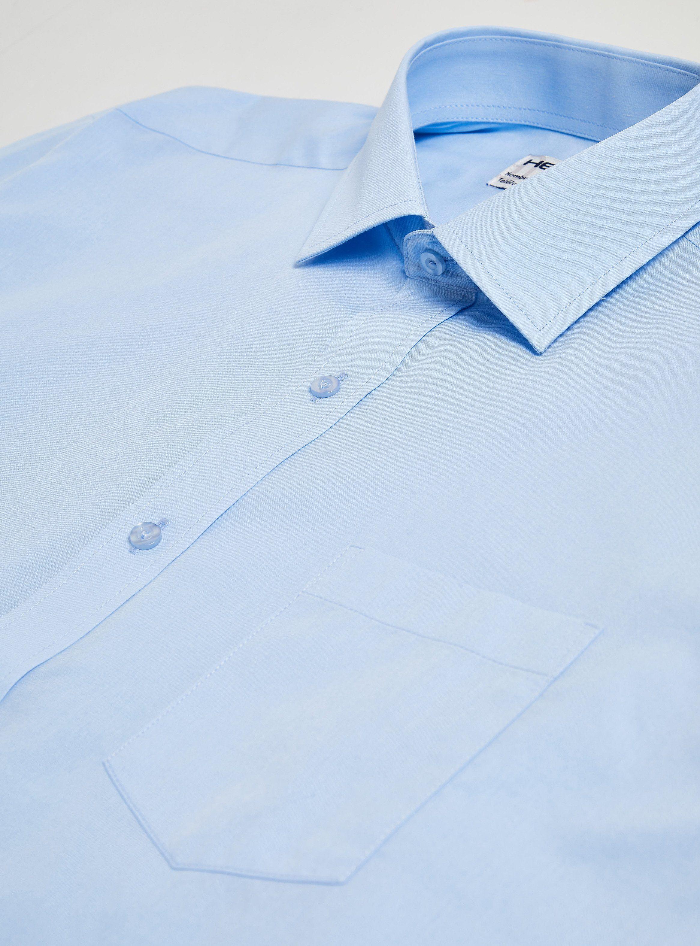 Camisa de Vestir Celeste Talla 38 A 48-2