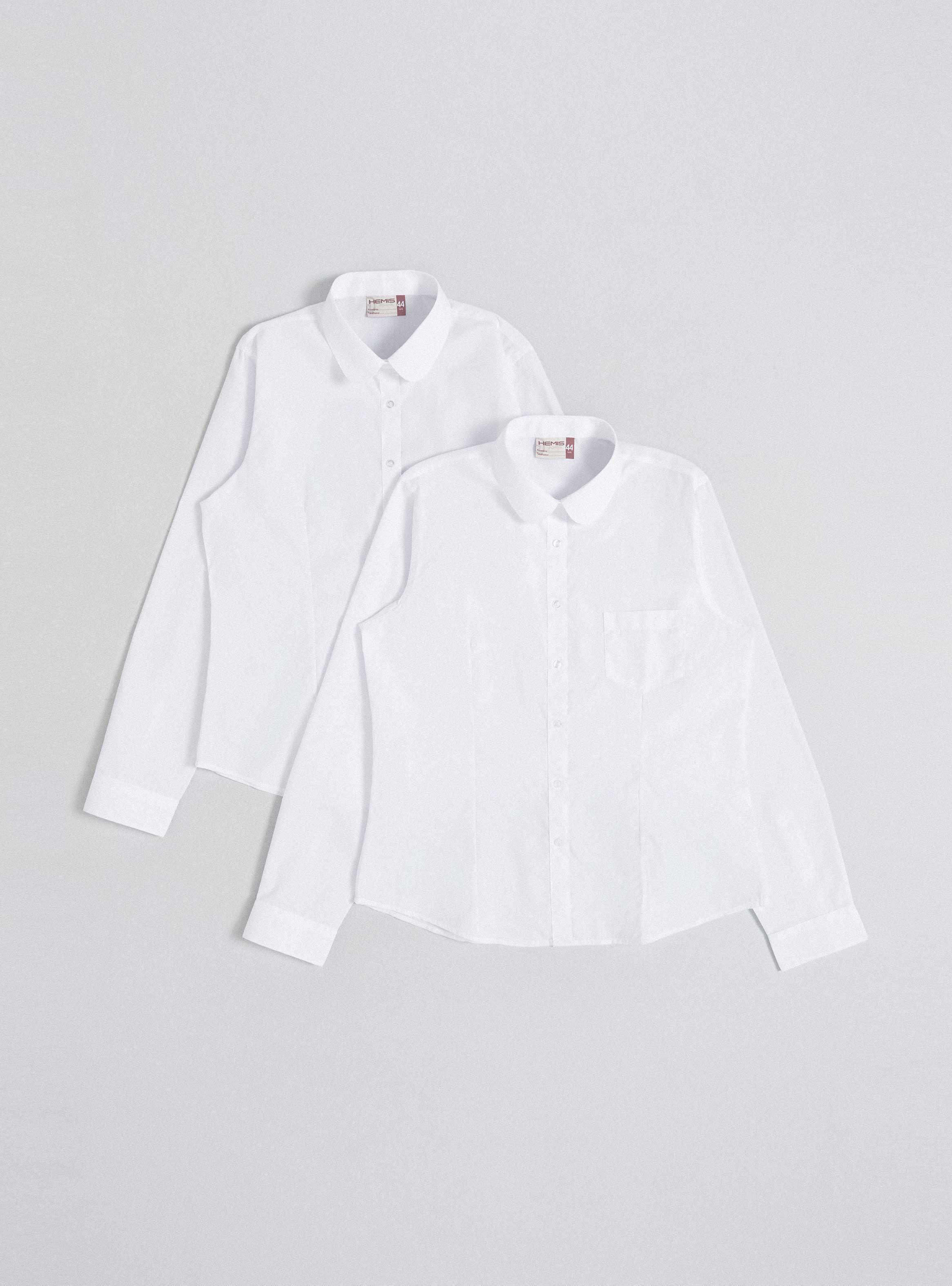 Bipack Blusa Blanca Entallada Talla 44-46-48-0