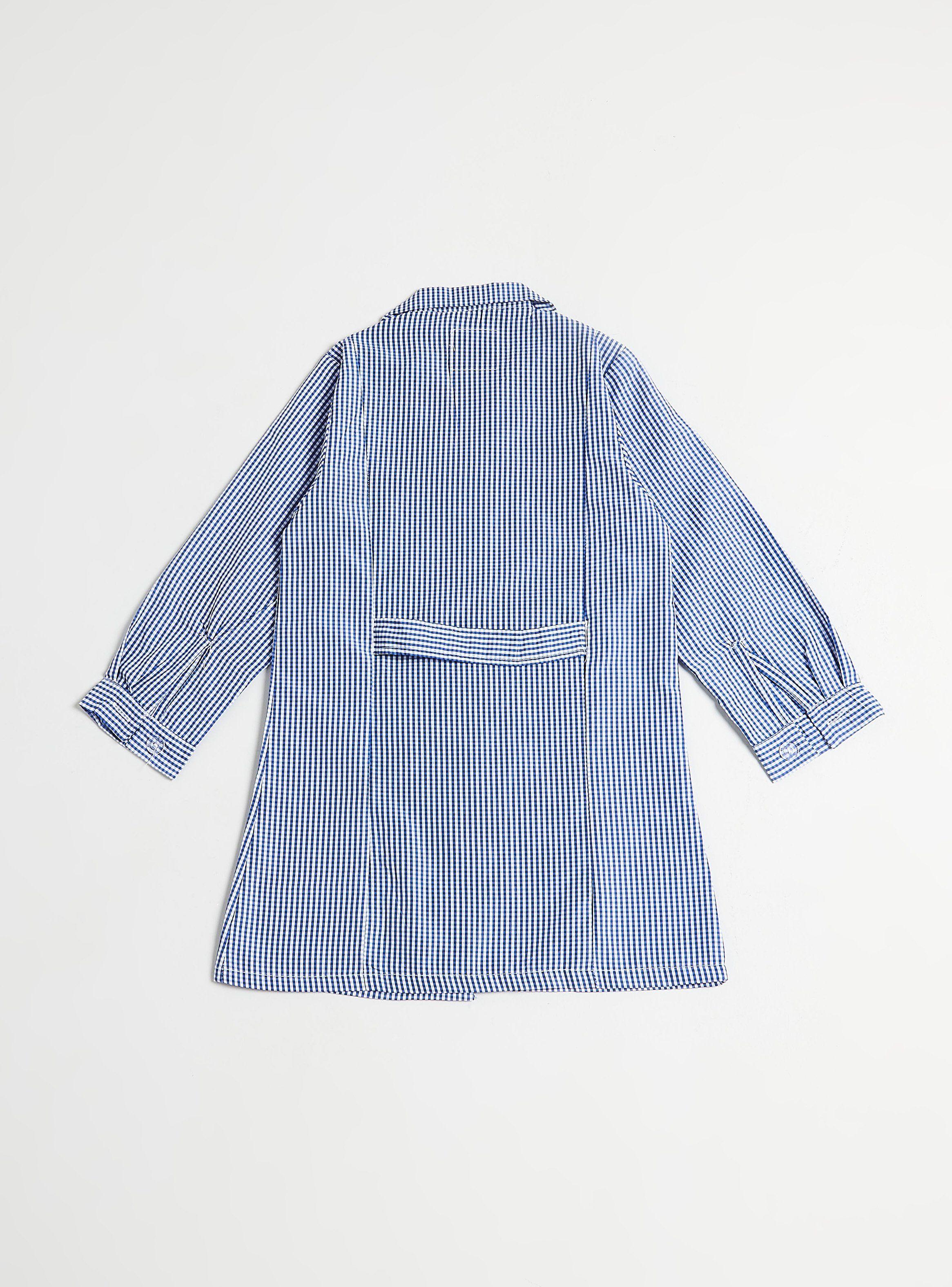 Delantal Cuadrille Azul Talla 6-8-5