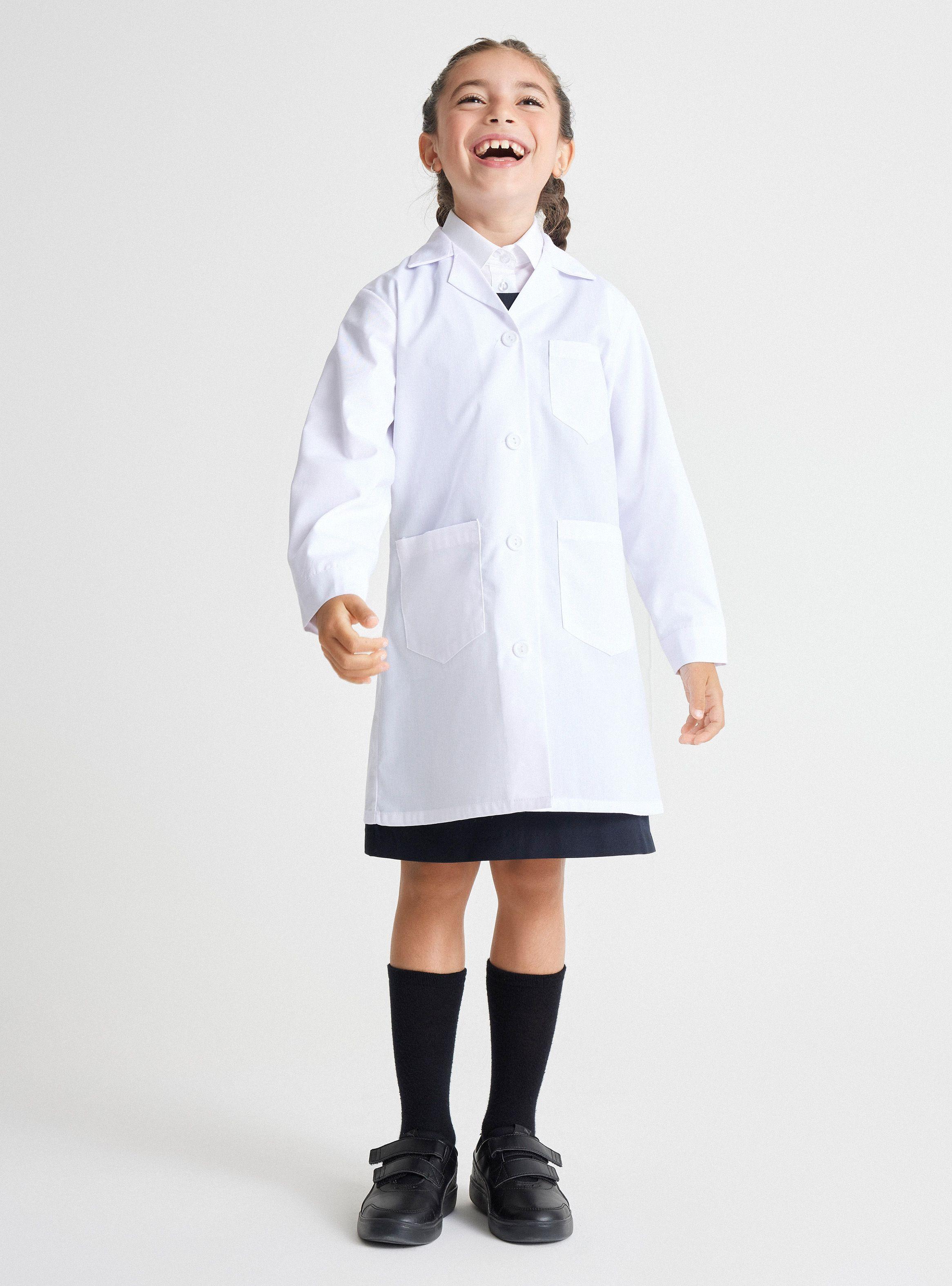 Delantal Blanco Talla 6-8-3