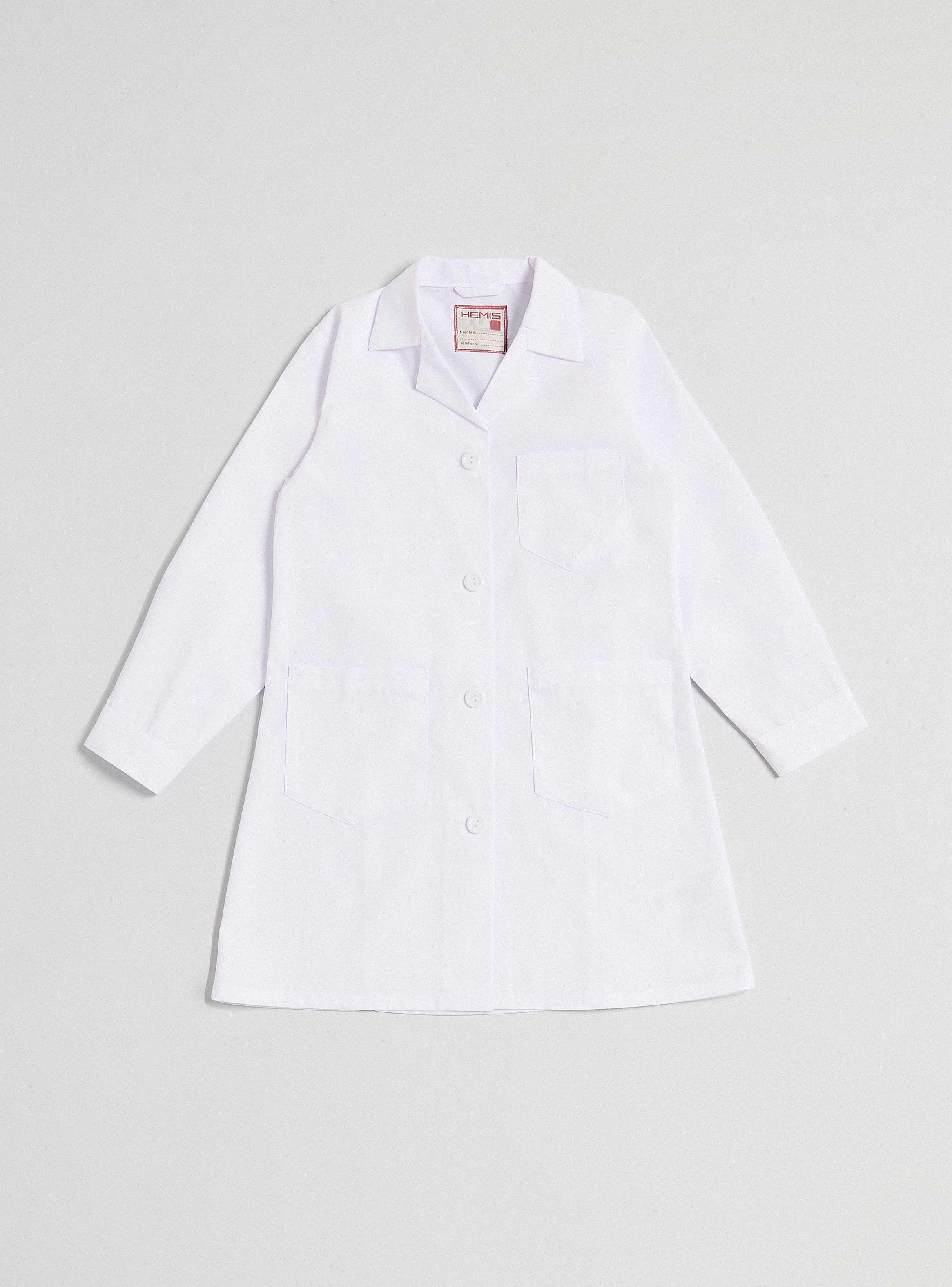 Delantal Blanco Talla 6-8-4