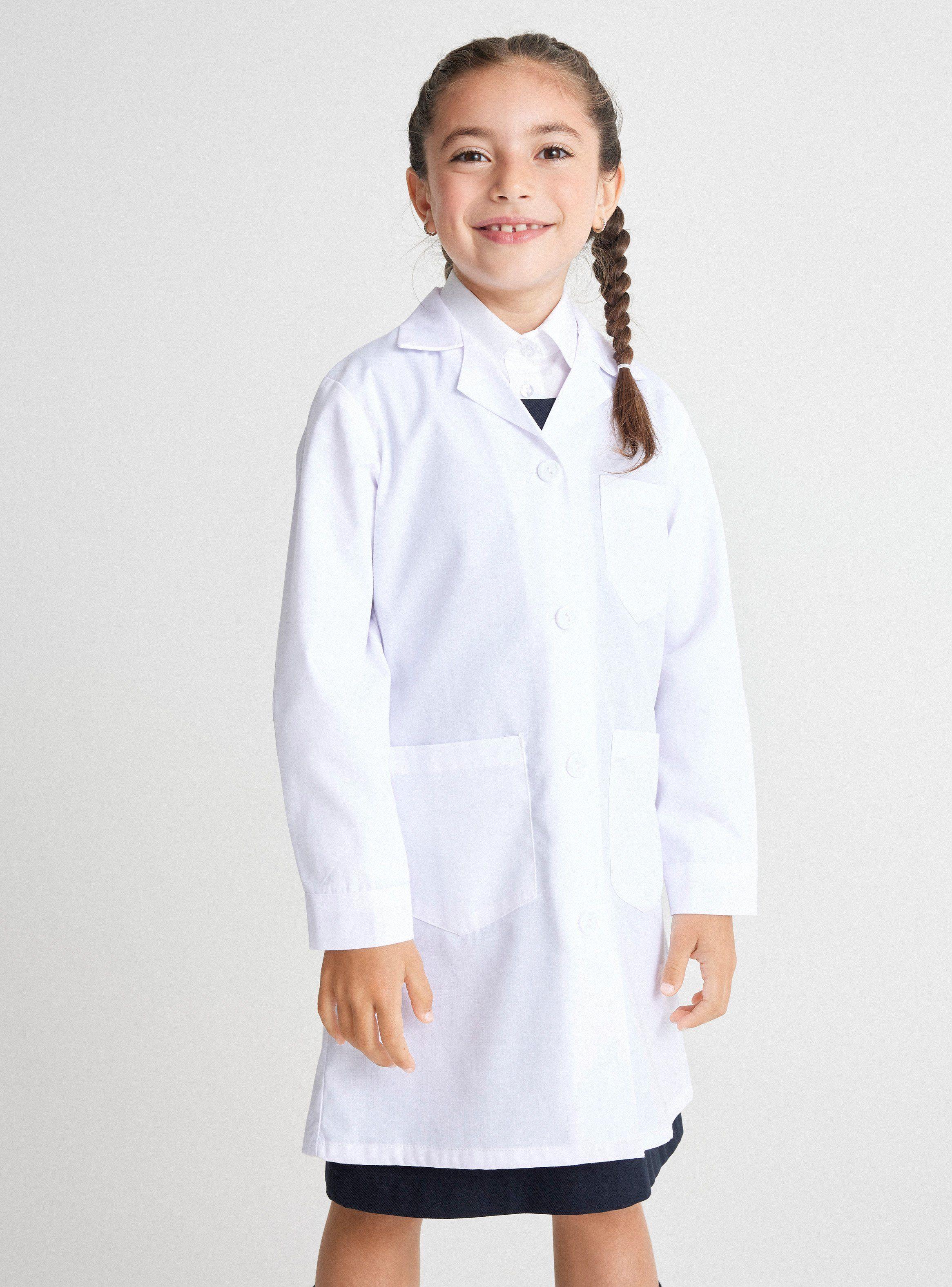 Delantal Blanco Talla 6-8-0