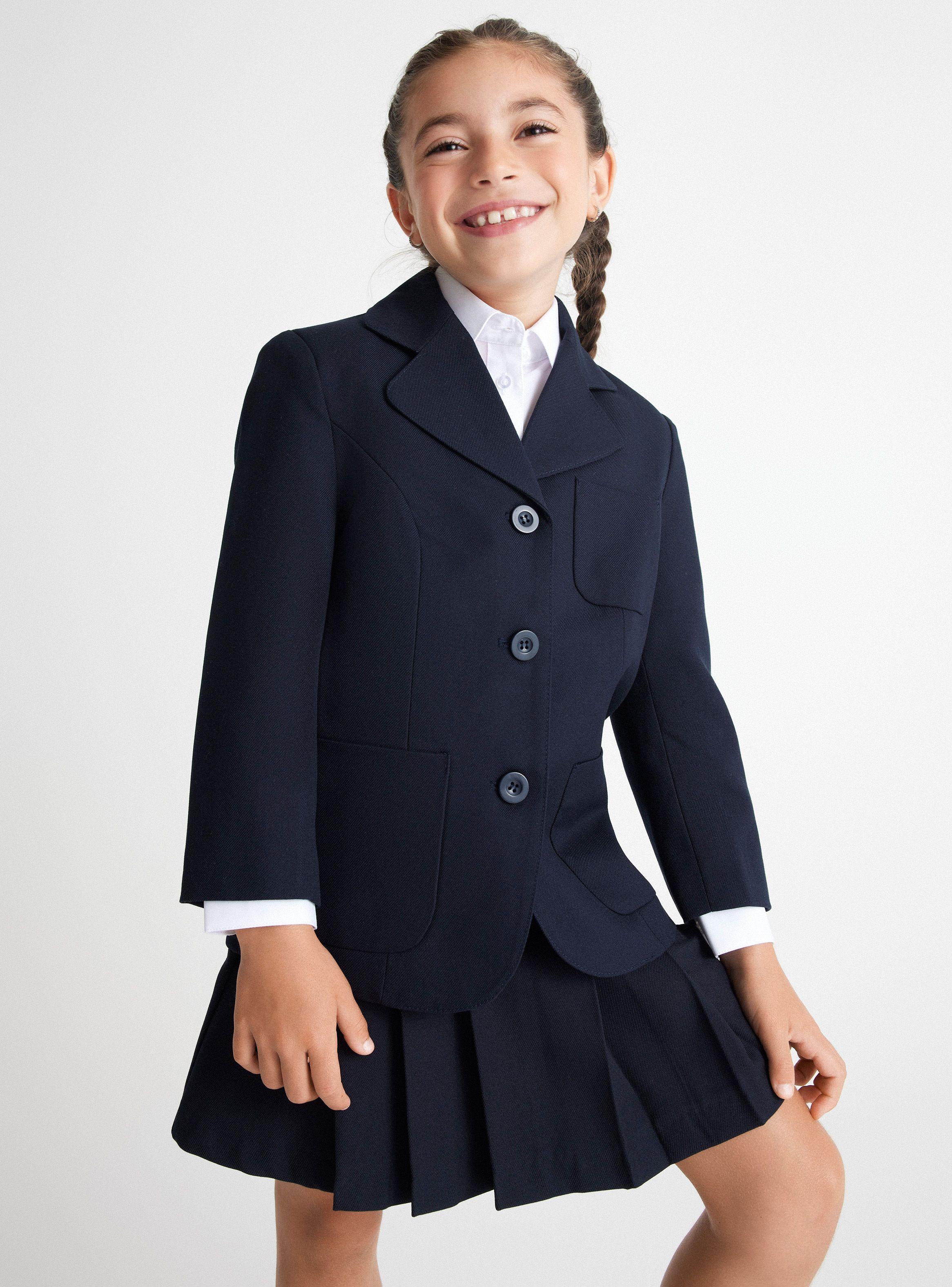 Chaqueta Blazer Azul Talla 6 A 16-0