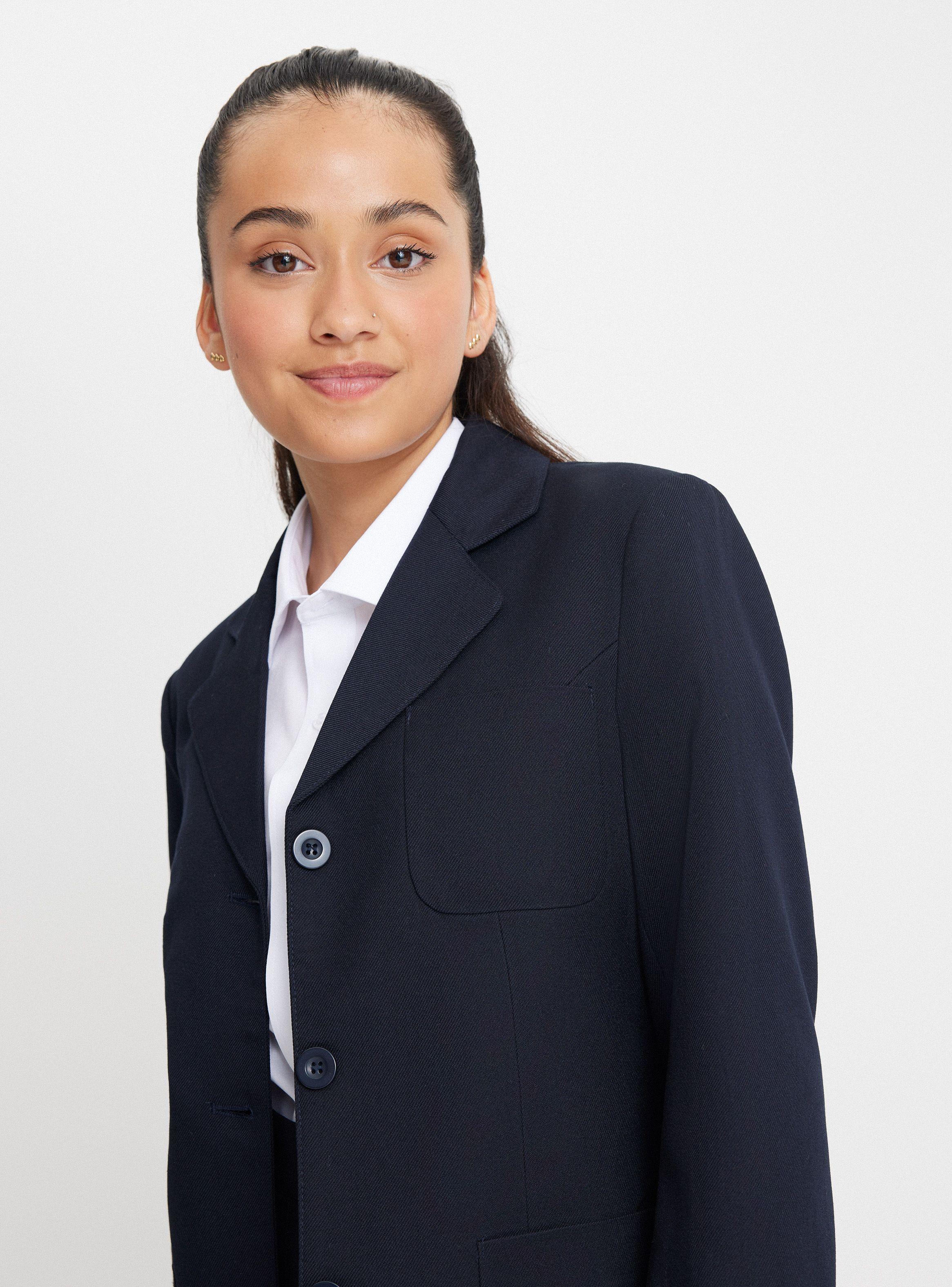 Chaqueta Blazer Azul Talla 6 A 16-9