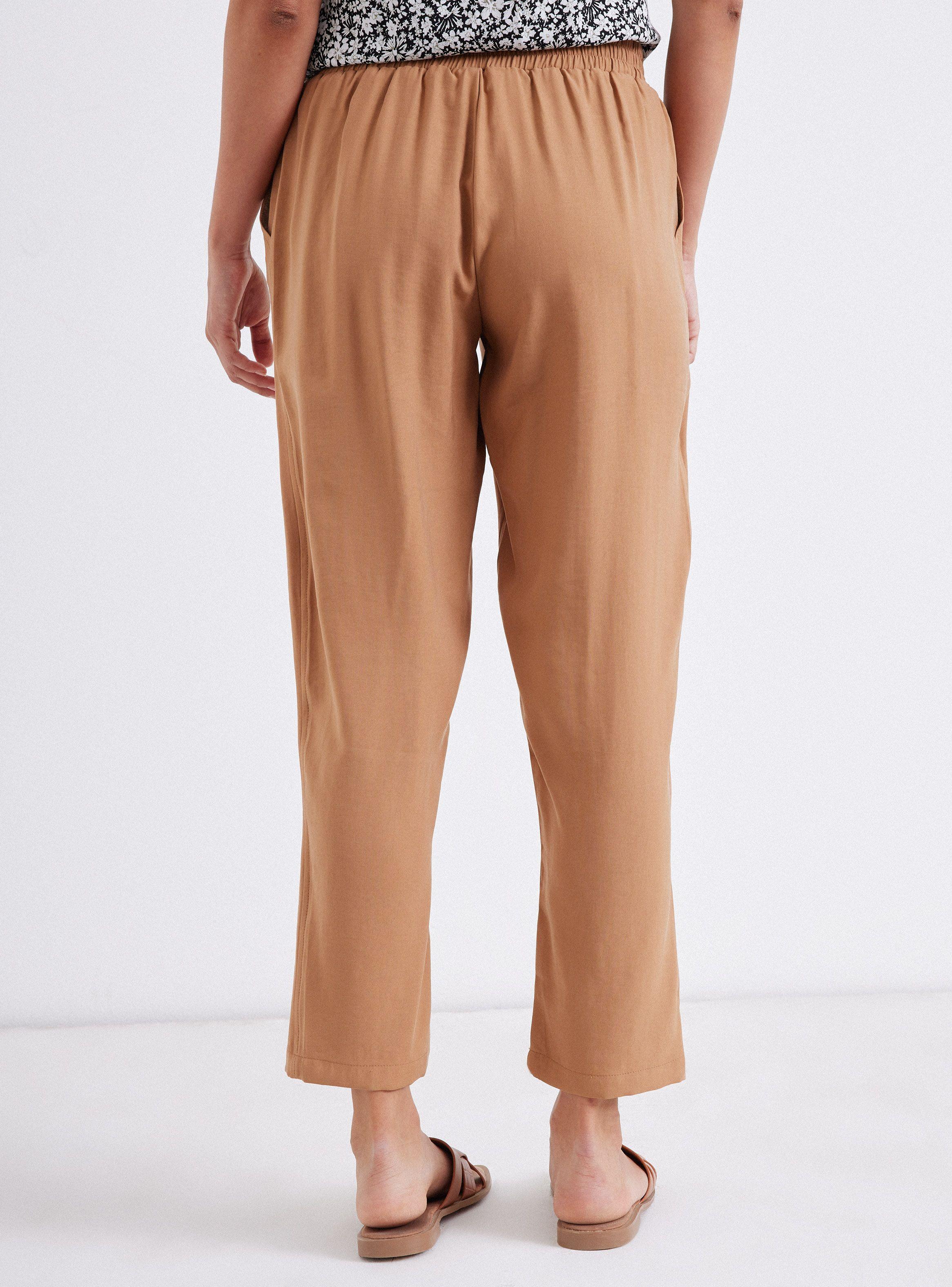 Pantalón Cintura Elasticada Y Amarra-1