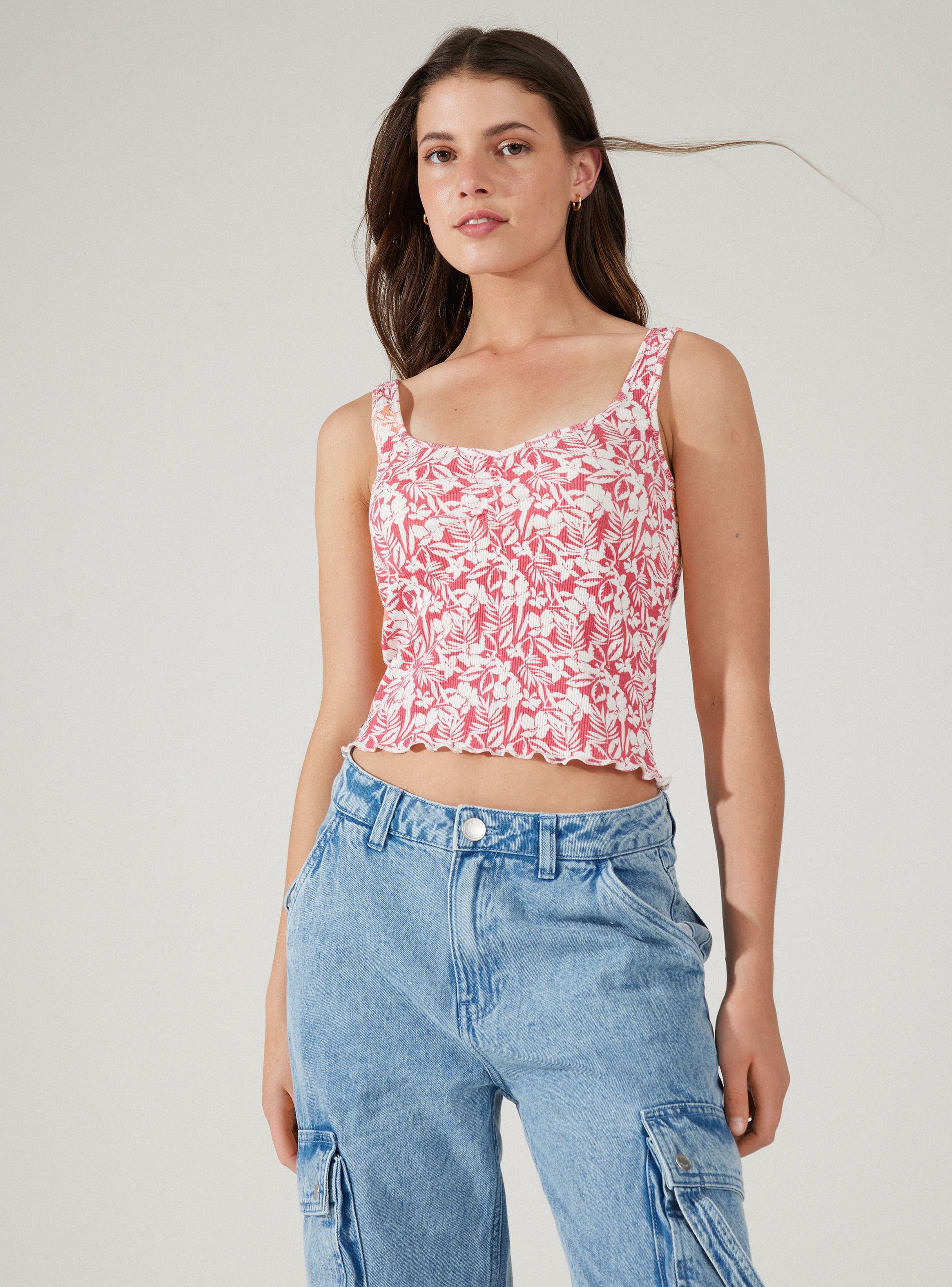 Polera Waffle Estampada-0