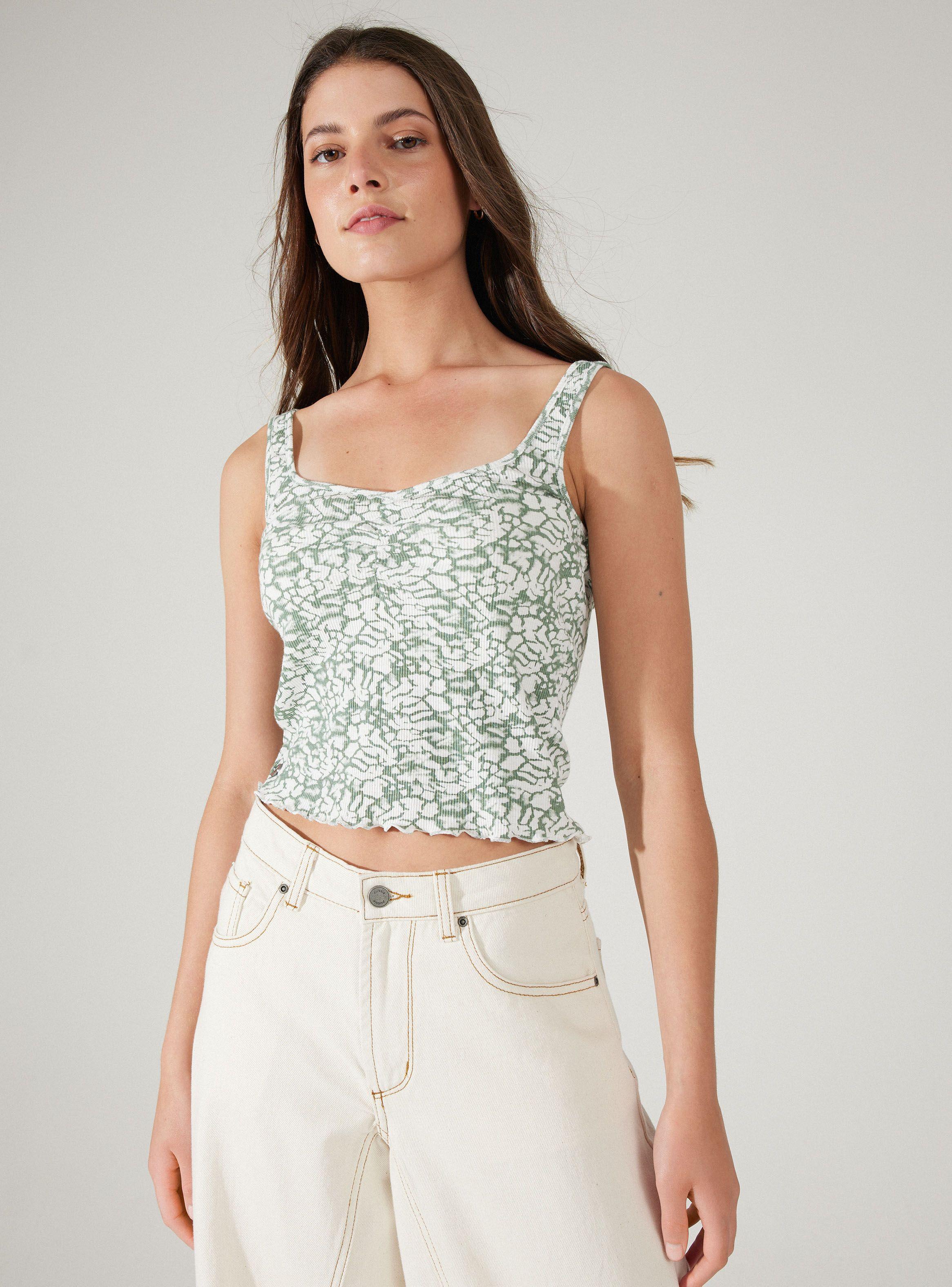 Polera Waffle Estampada-0