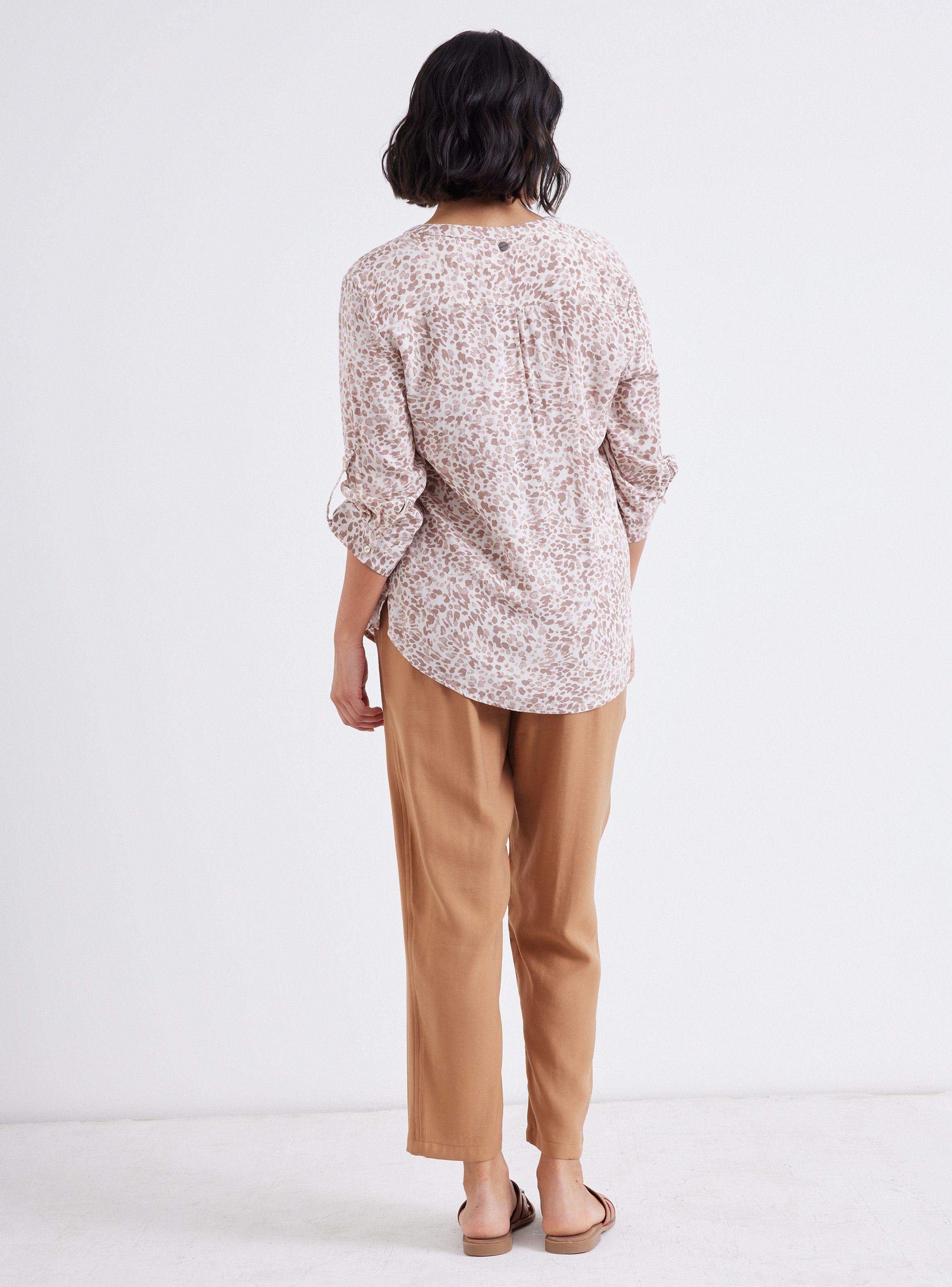 Blusa Manga 3/4 Roll Up-5