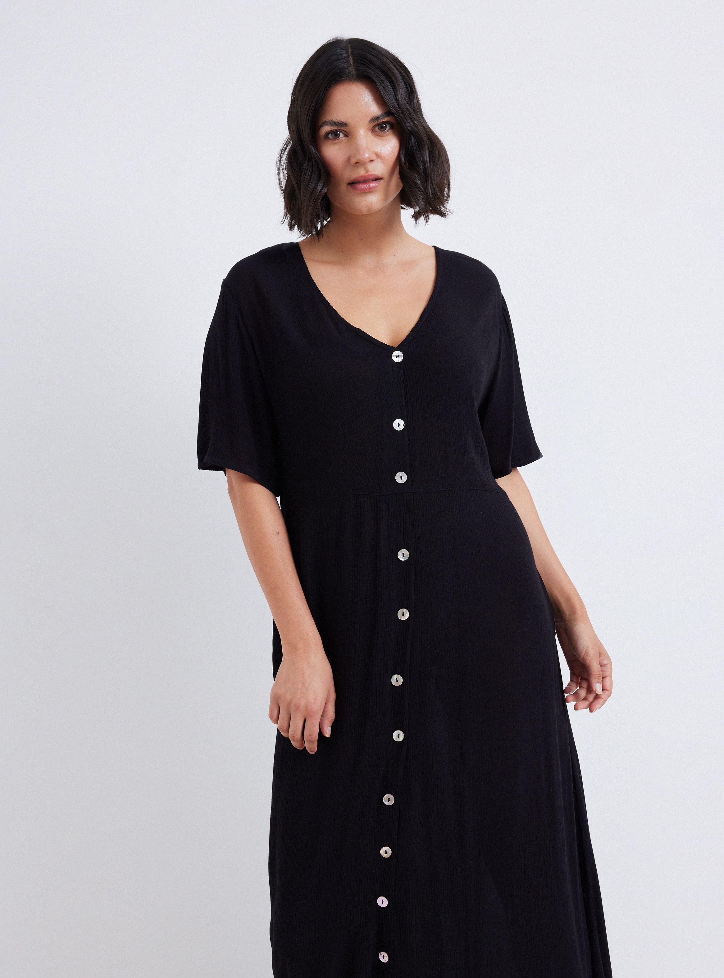 Vestido Largo con Botones-0