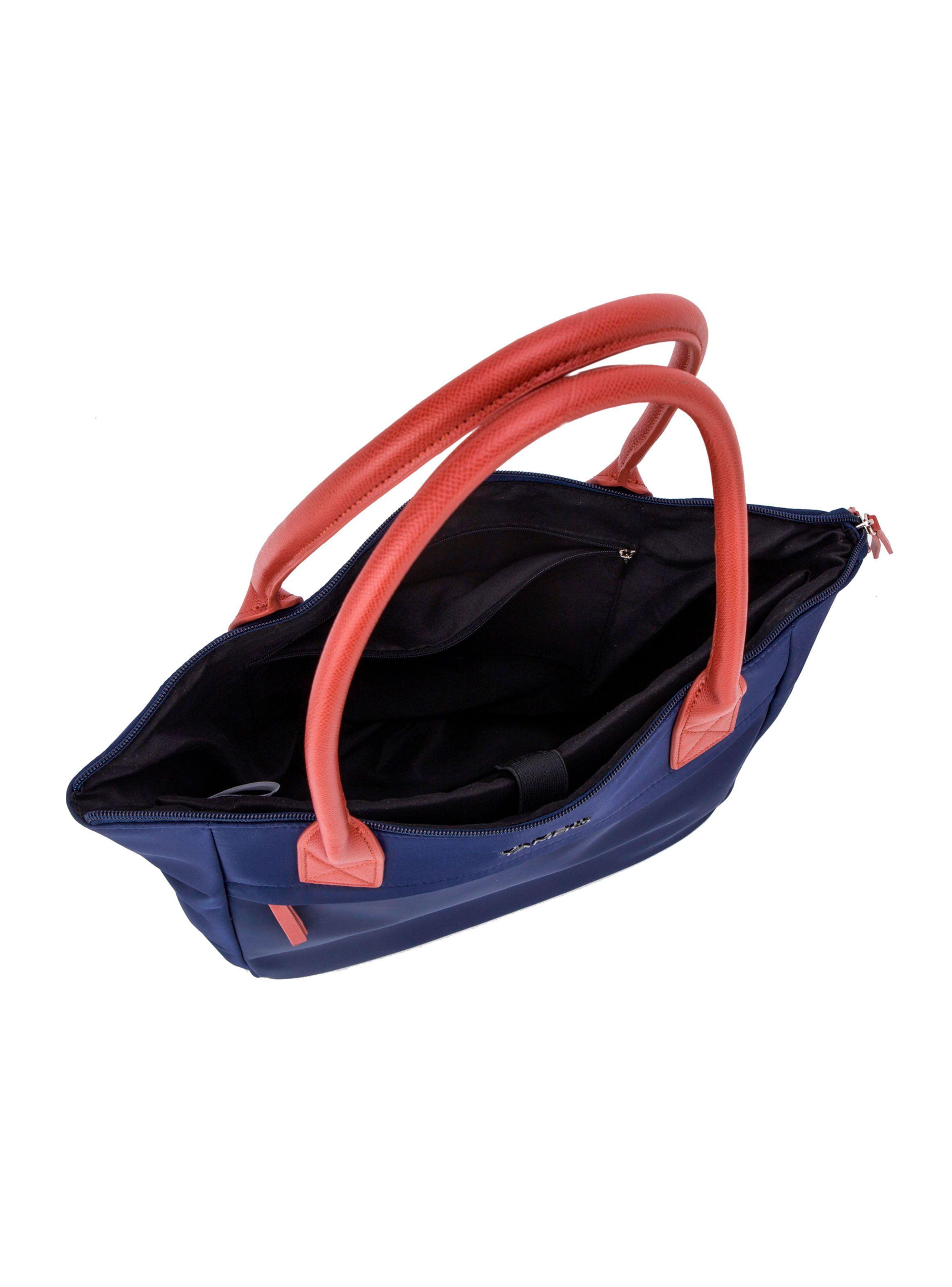 Cartera de Hombro estilo Tote Bag Navy-3