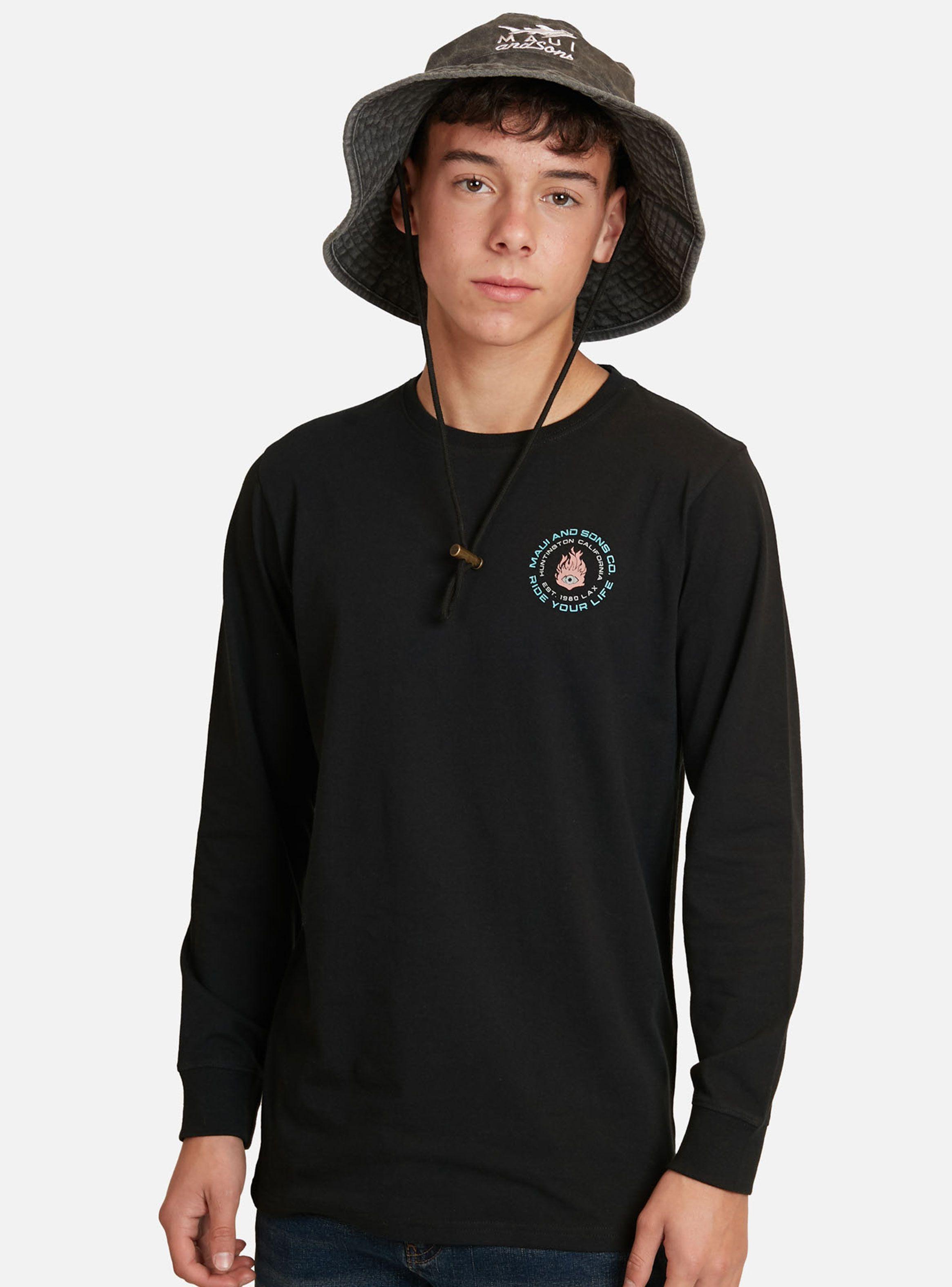 Polera Manga Larga Logo Minimalista Negro-0