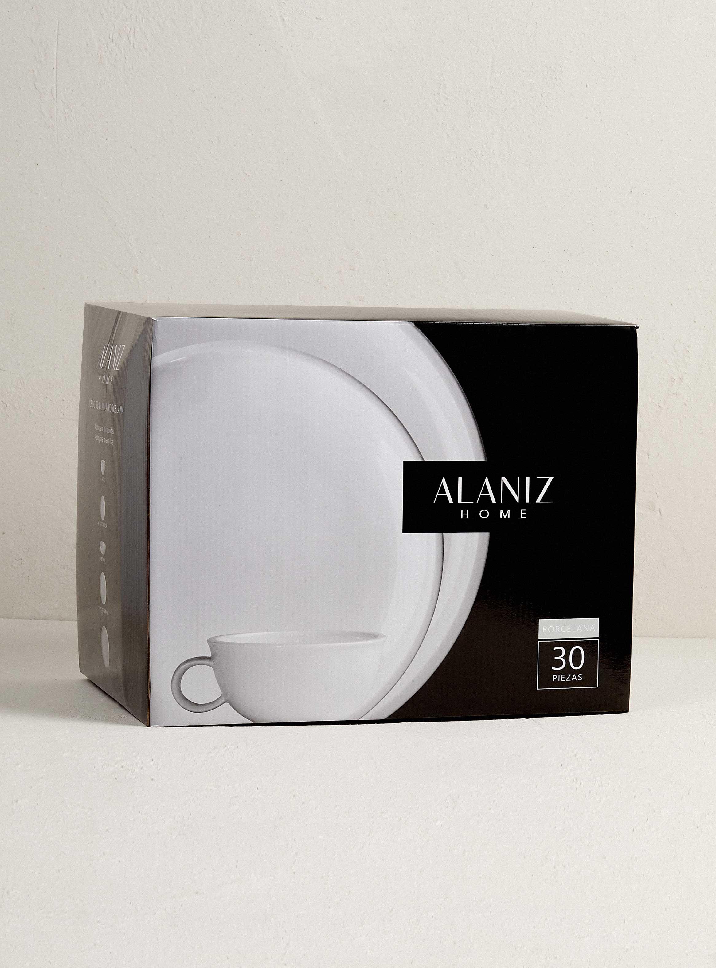 Set Vajilla 30 Piezas Borde Porcelana-5