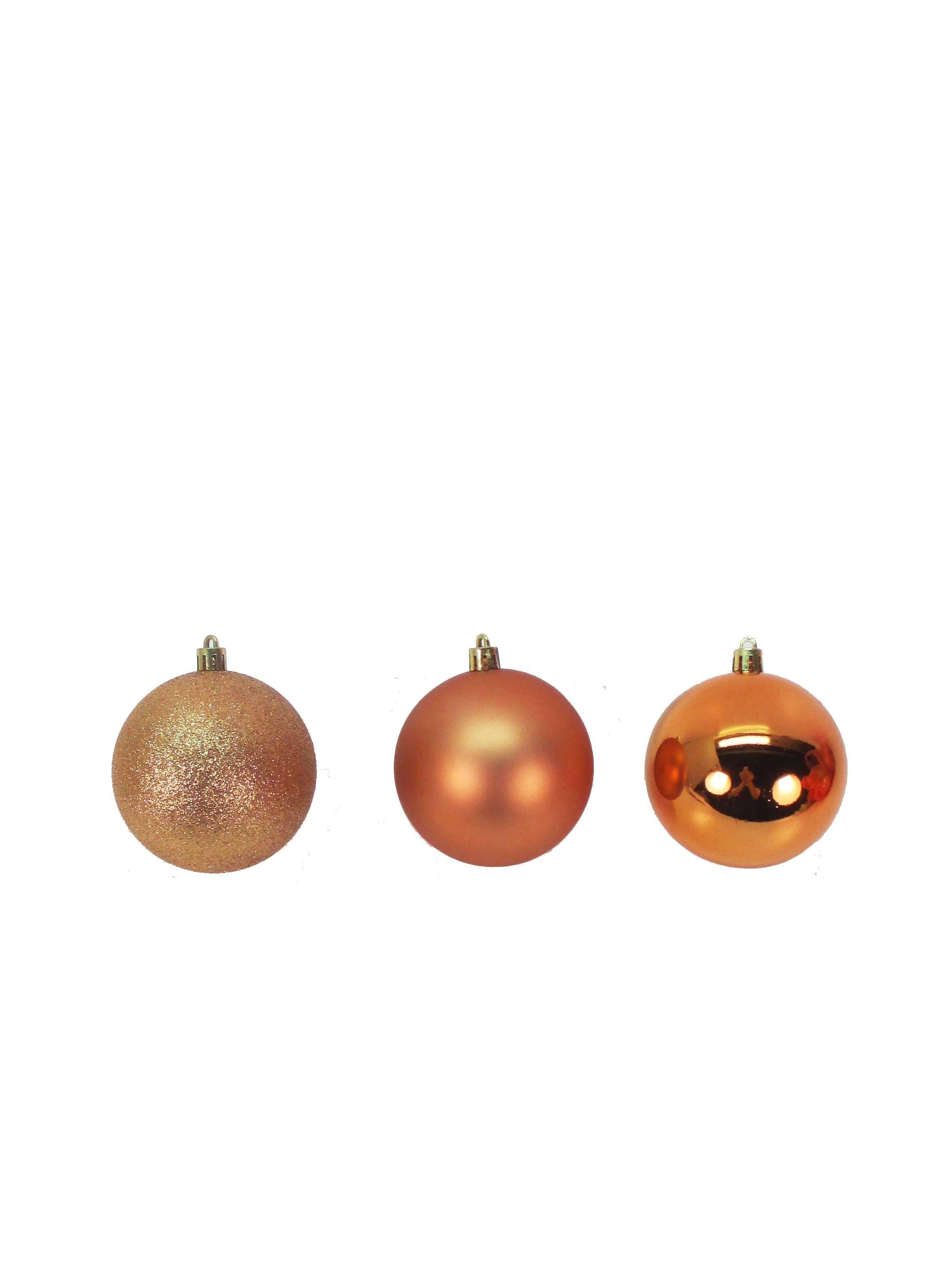 Set 9 Esferas Navidad Cobre 8 cm-2