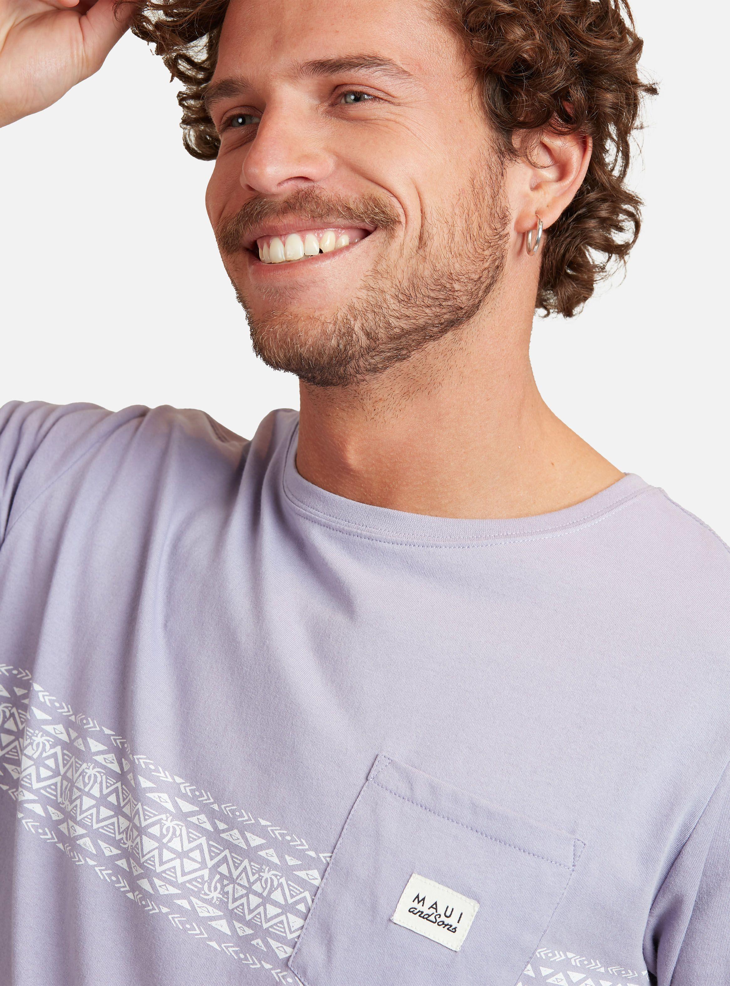 Polera MC Morado Cuello Redondo 1-2