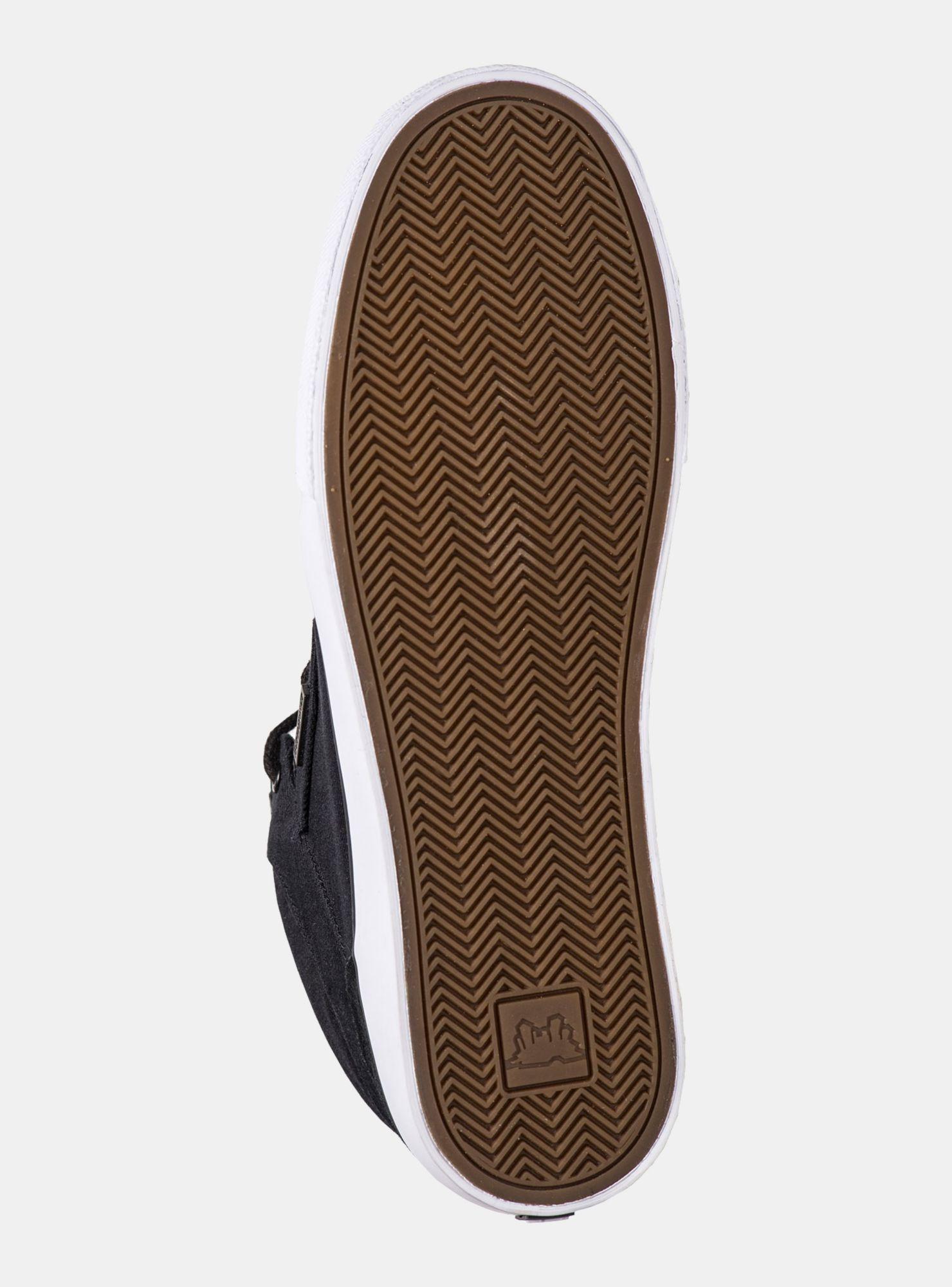 Zapatilla Gangsta Lane Mid Blk Urbana Hombre Negro-3