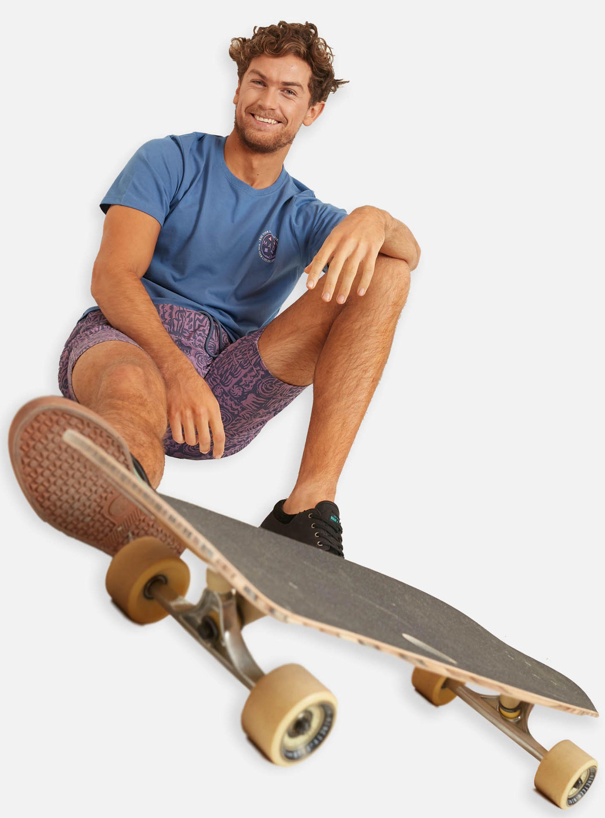 Polera MC Azul Cuello Redondo 1-3