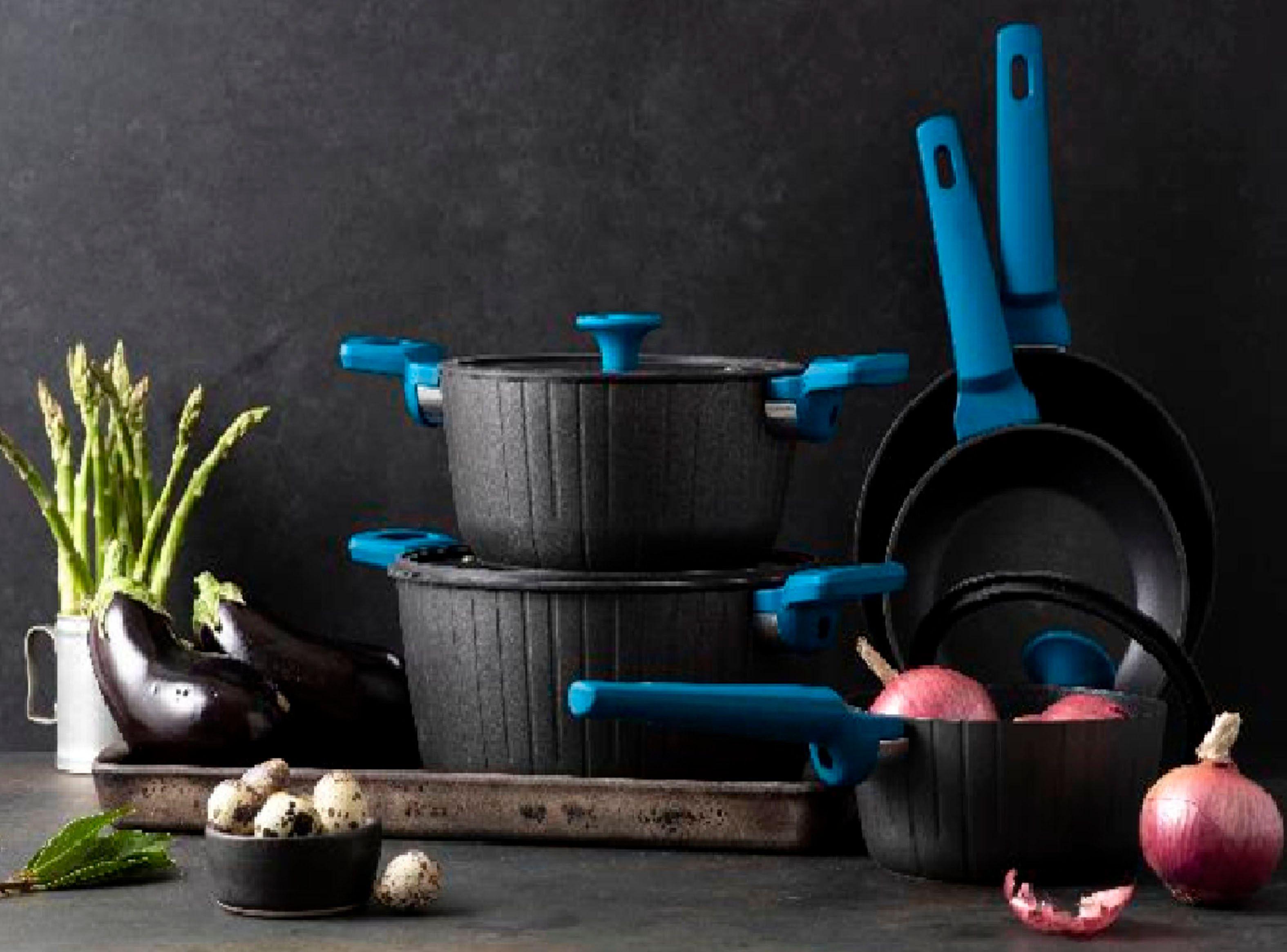 Batería de Cocina 8 Piezas Camden Azul-0