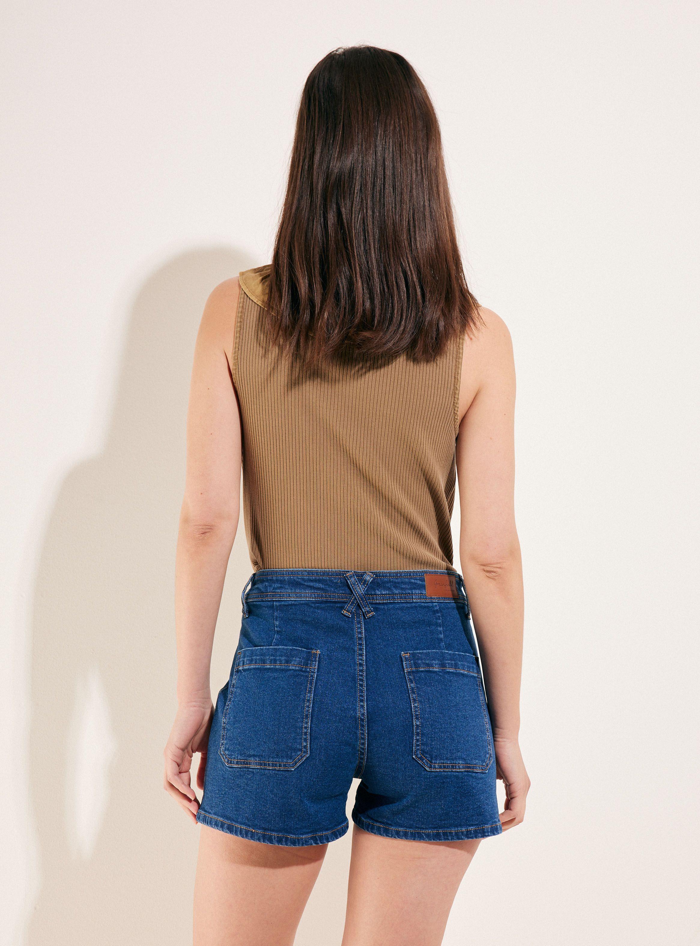 Short Bolsillo Parche y Detalle Costura-1