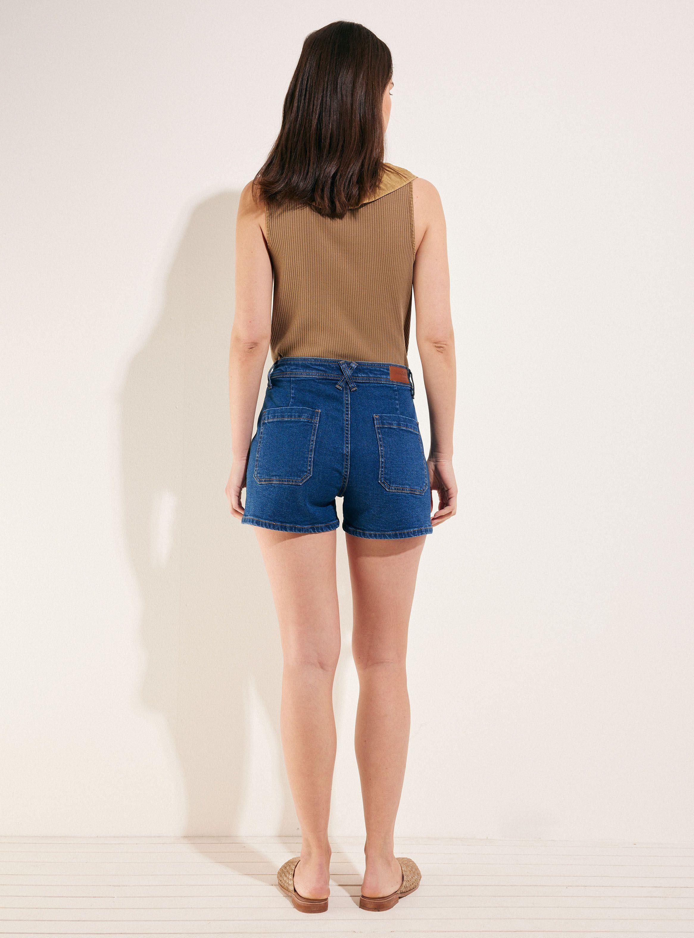 Short Bolsillo Parche y Detalle Costura-5