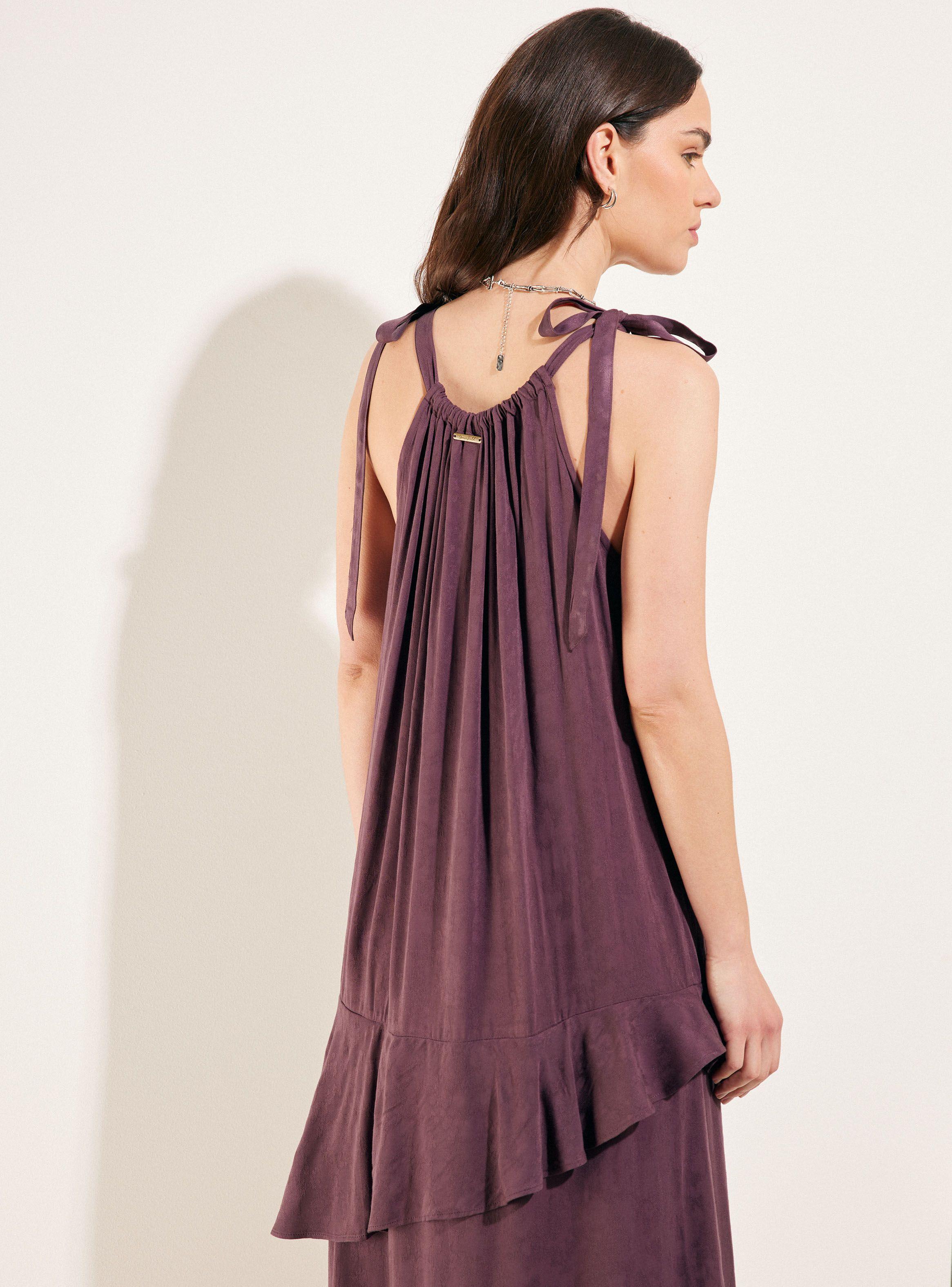Vestido Vuelos Irregulares y Amarra en Tirantes-1