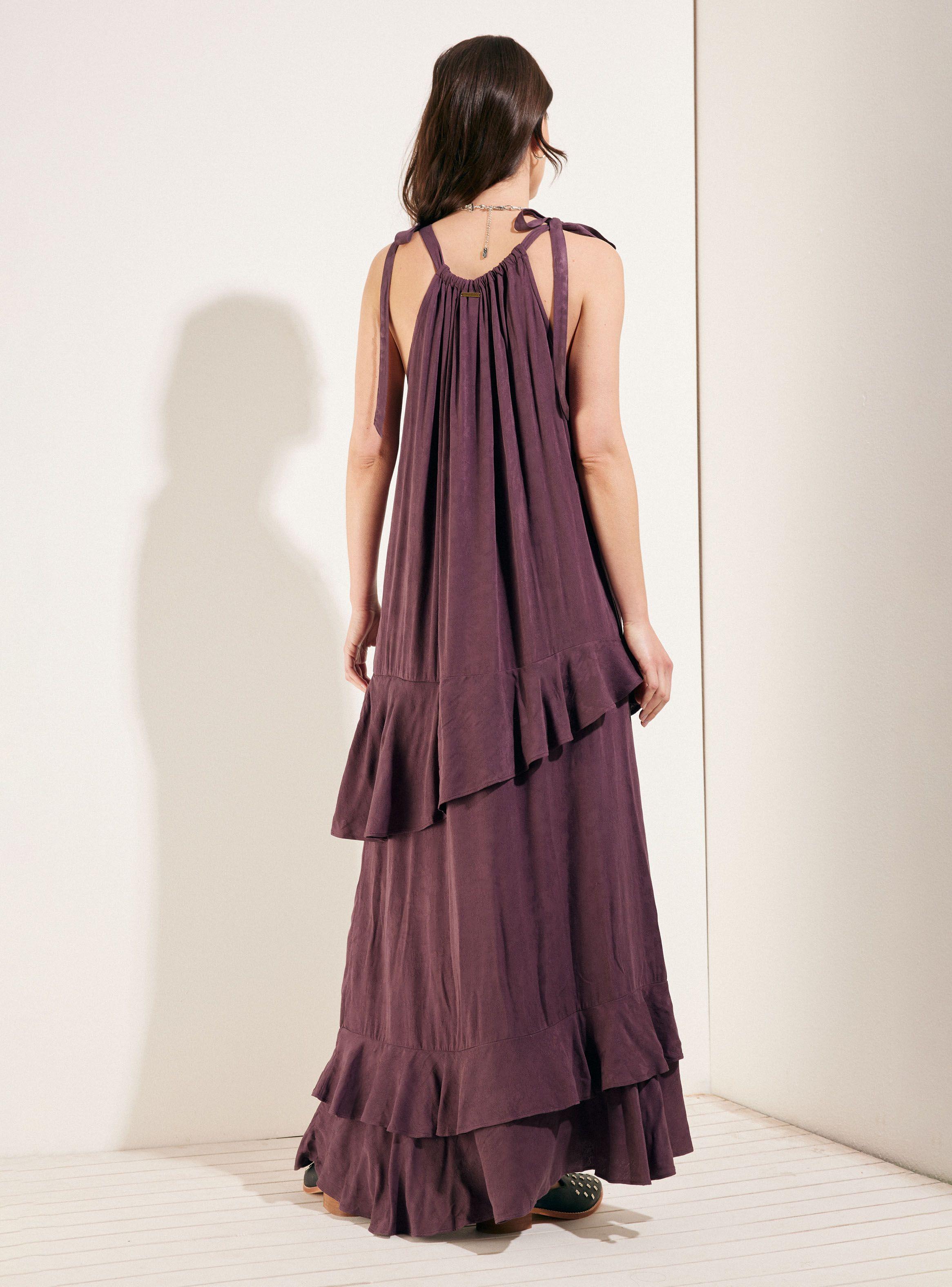 Vestido Vuelos Irregulares y Amarra en Tirantes-5