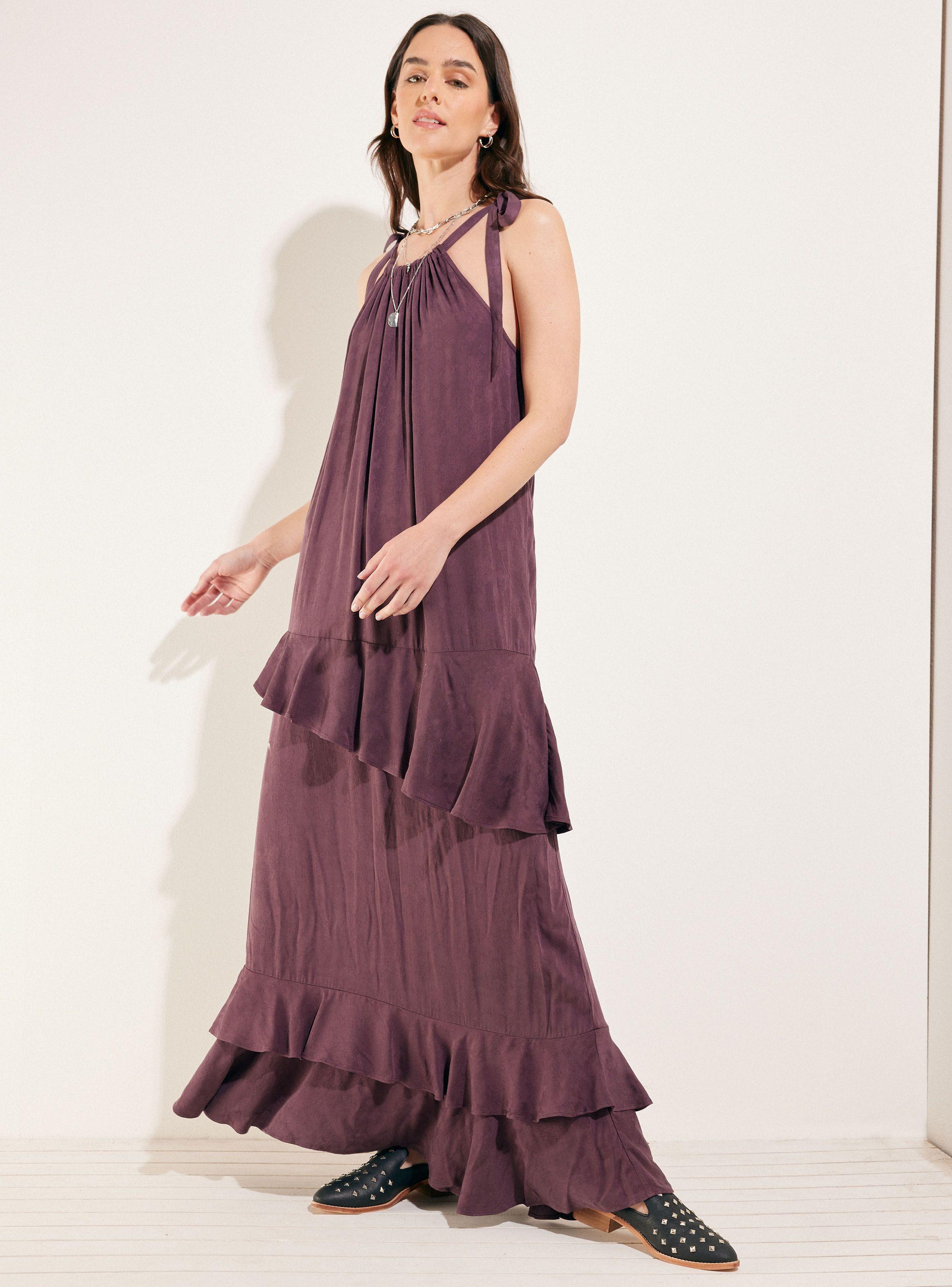 Vestido Vuelos Irregulares y Amarra en Tirantes-4