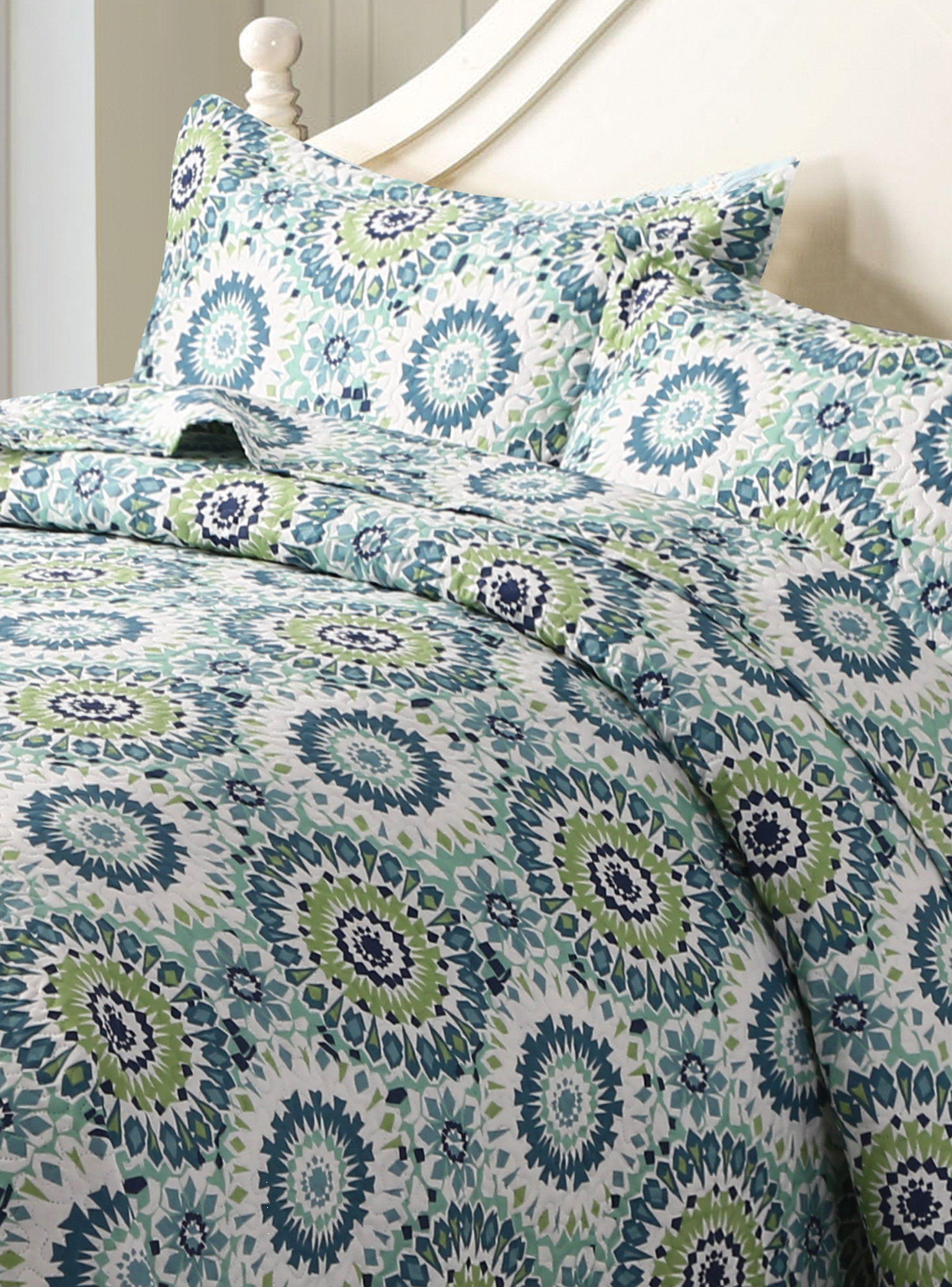 Quilt 2 Plazas Plazas Idetex Chiaia Verde-0