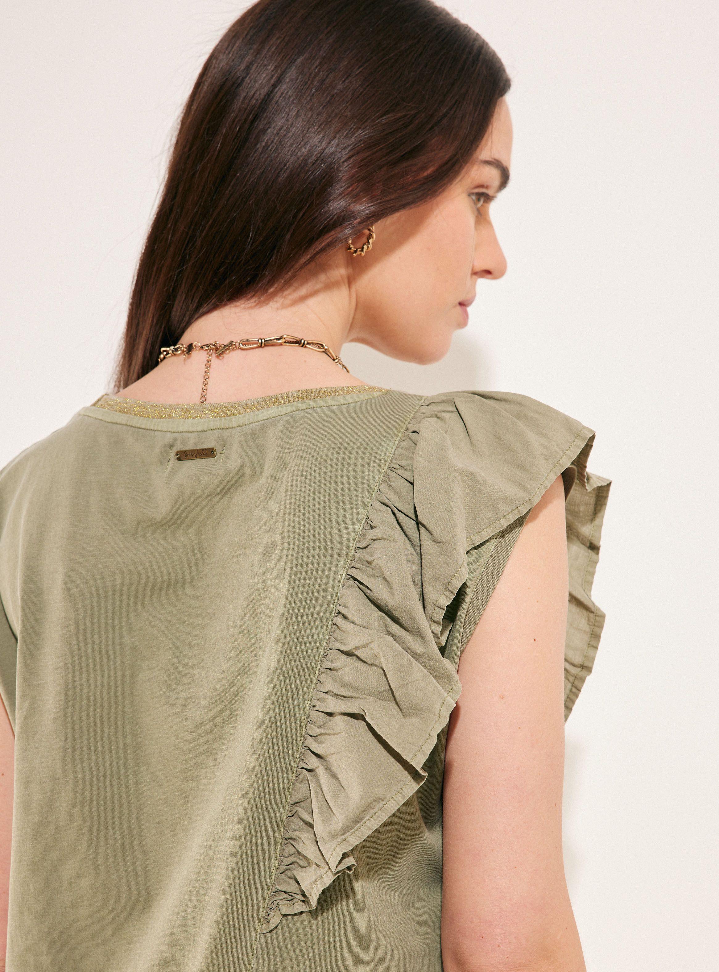 Polera  con Vuelo Irregular-3