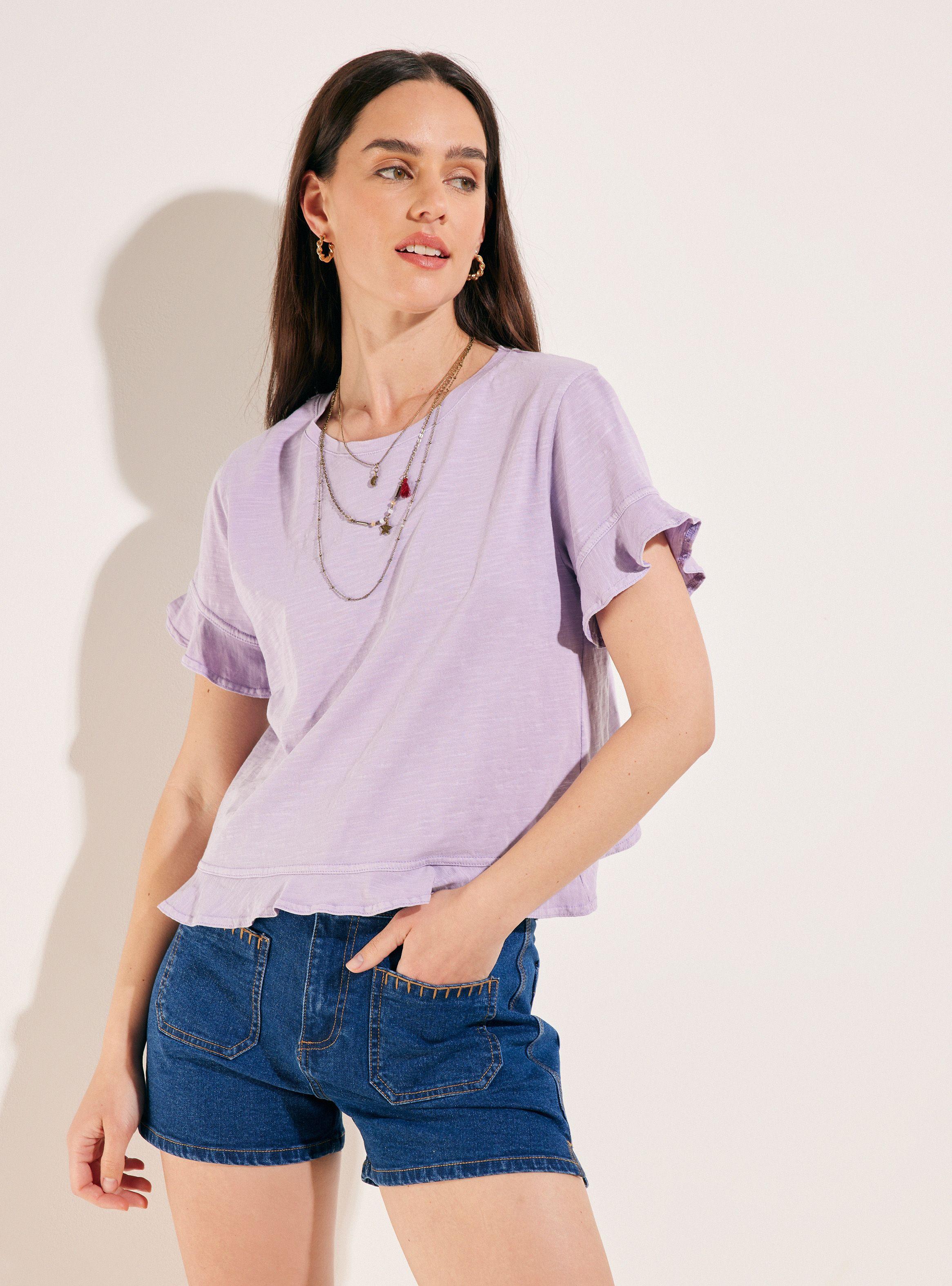 Polera  con Teñido Especial y Vuelo en Espalda-0