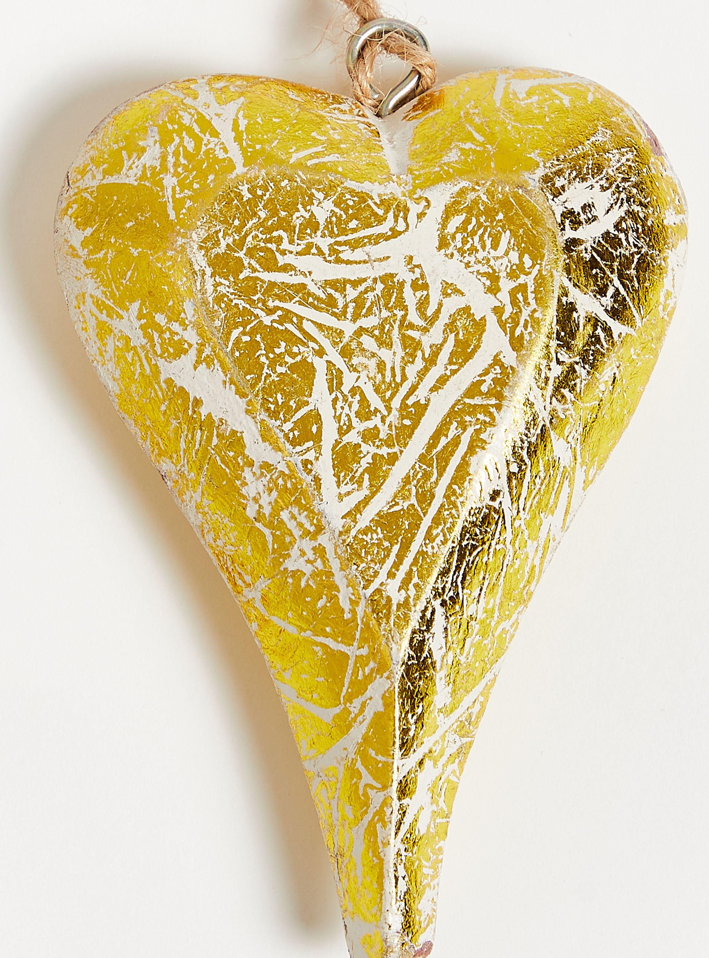 Colgante India Corazón 10 cm Gold-2