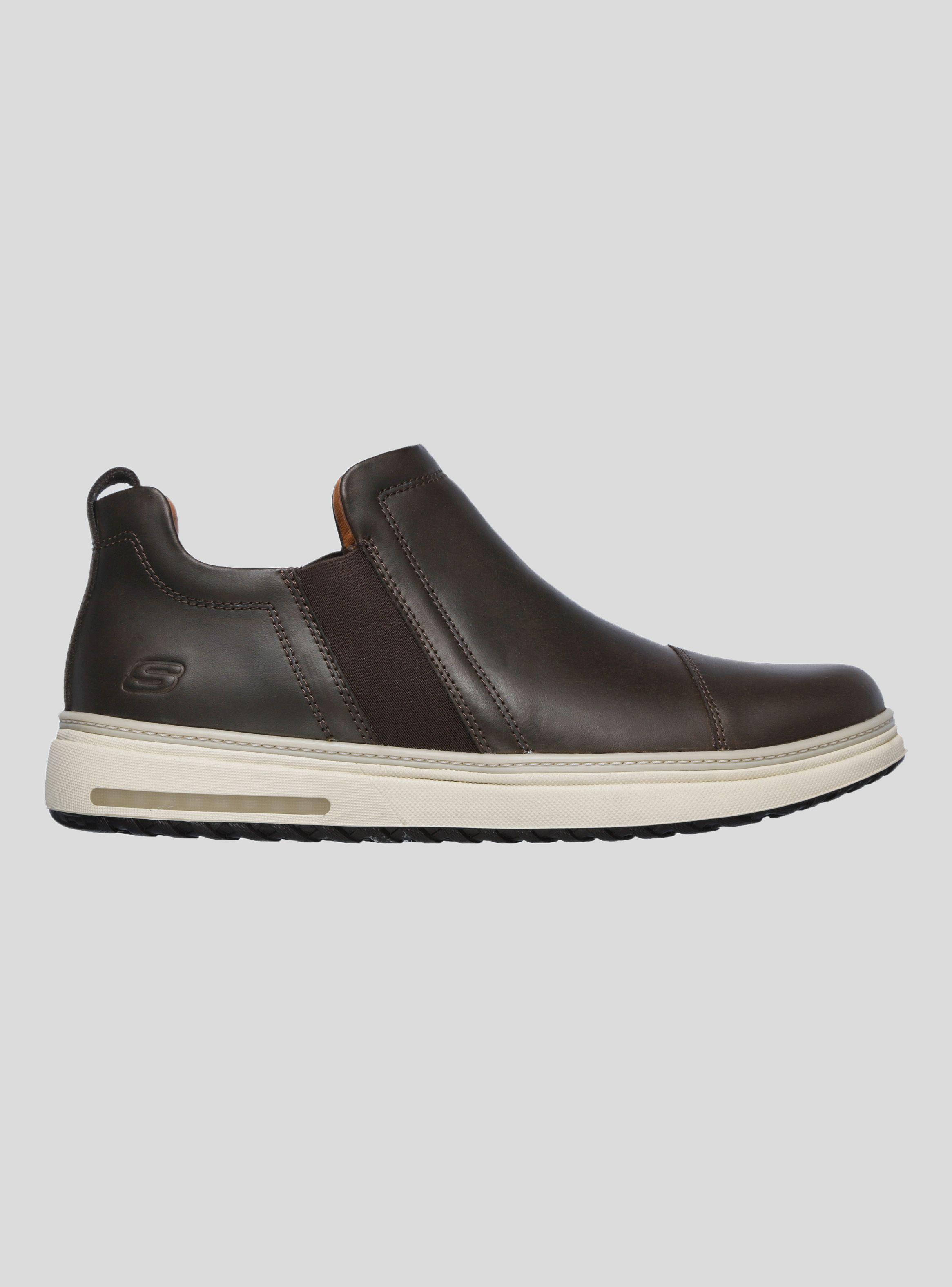 Zapato Casual Skechers Folten - Orego Café-0