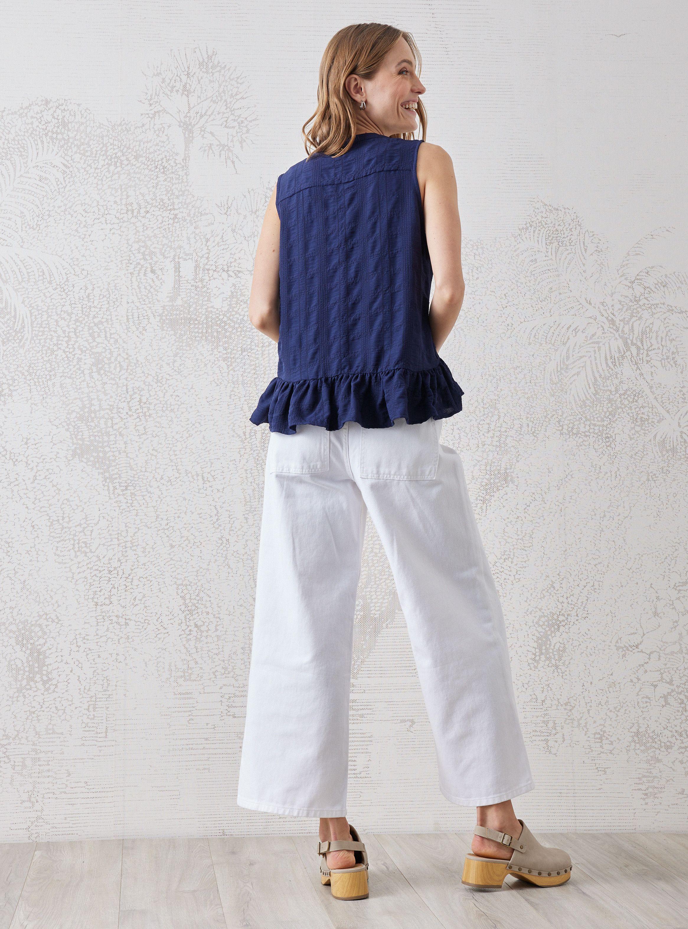 Blusa Texturizada Con Vuelo En Ruedo-5