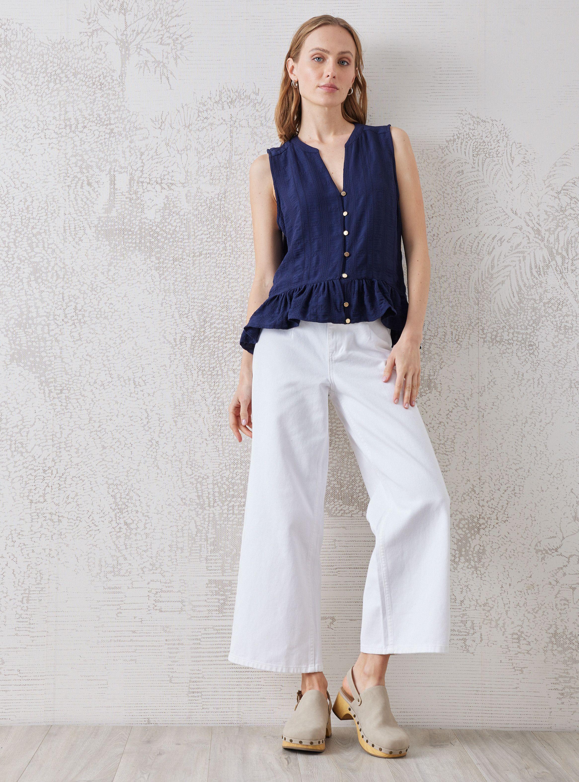 Blusa Texturizada Con Vuelo En Ruedo-4