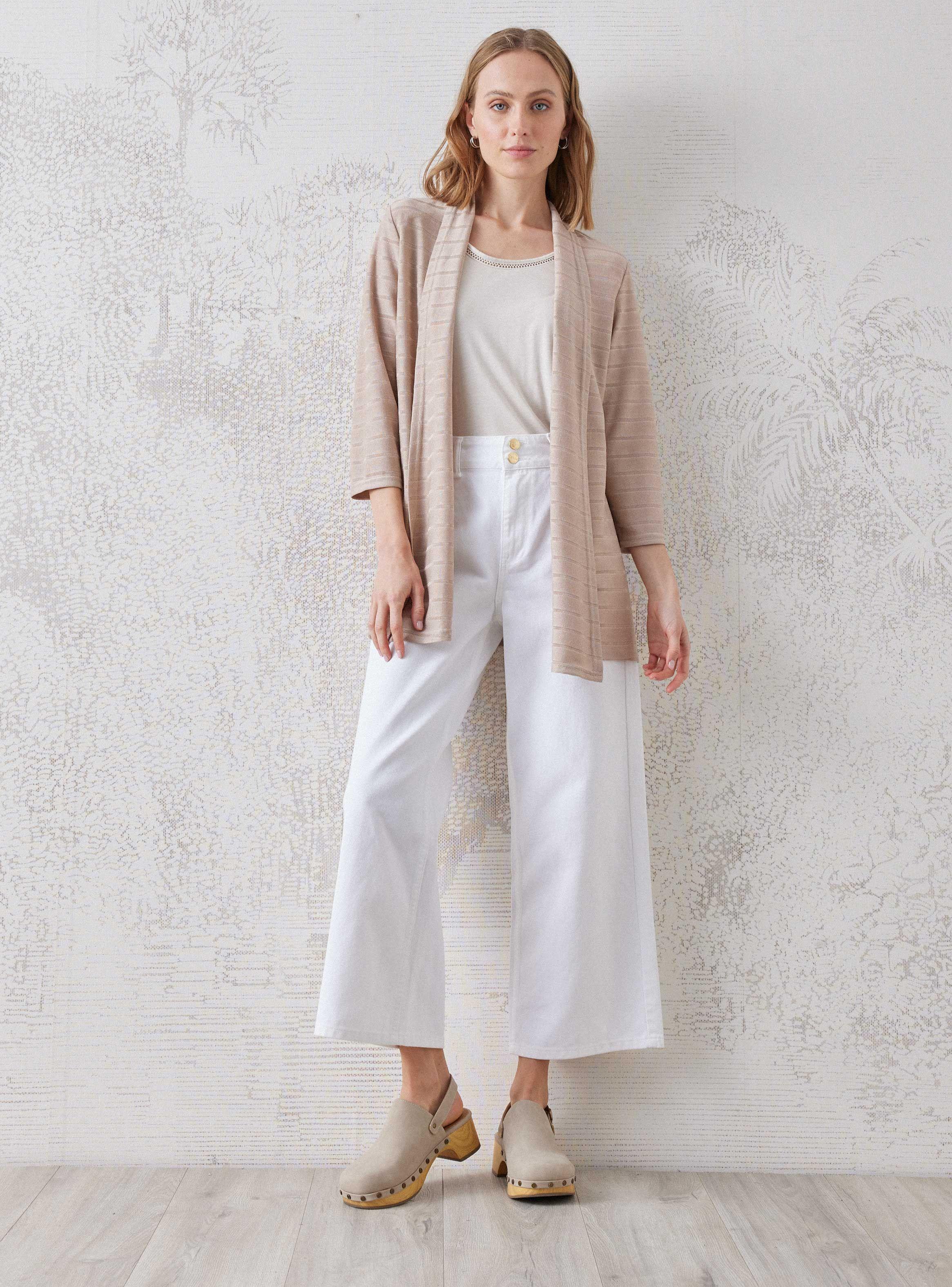 Blusa Tipo Kimono Tejido Con Hilo Metalizado-4