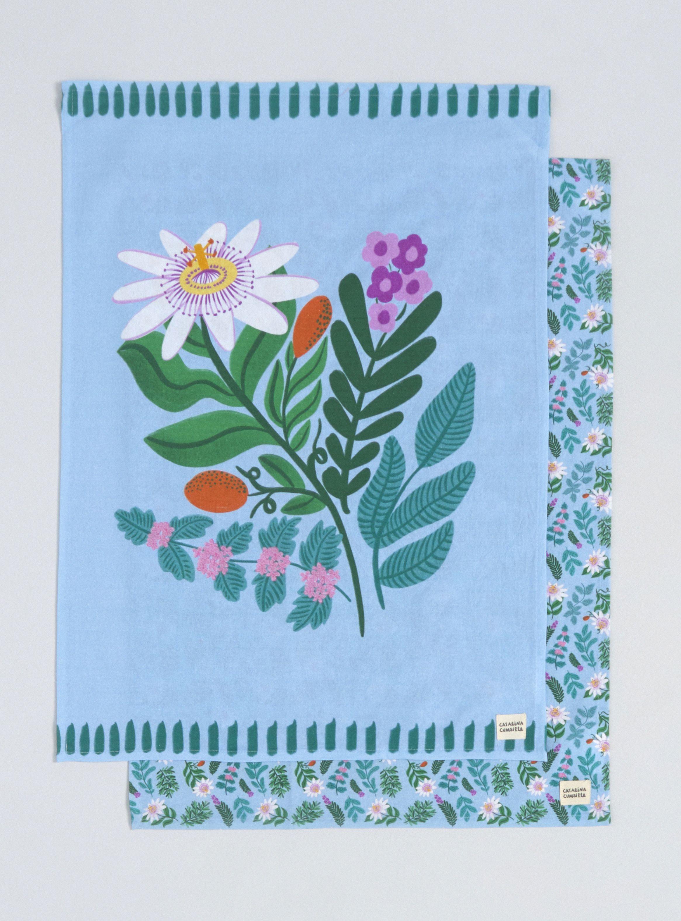 Set 2 Paños de Cocina 50x70 cm By Catalina Cumsille-0