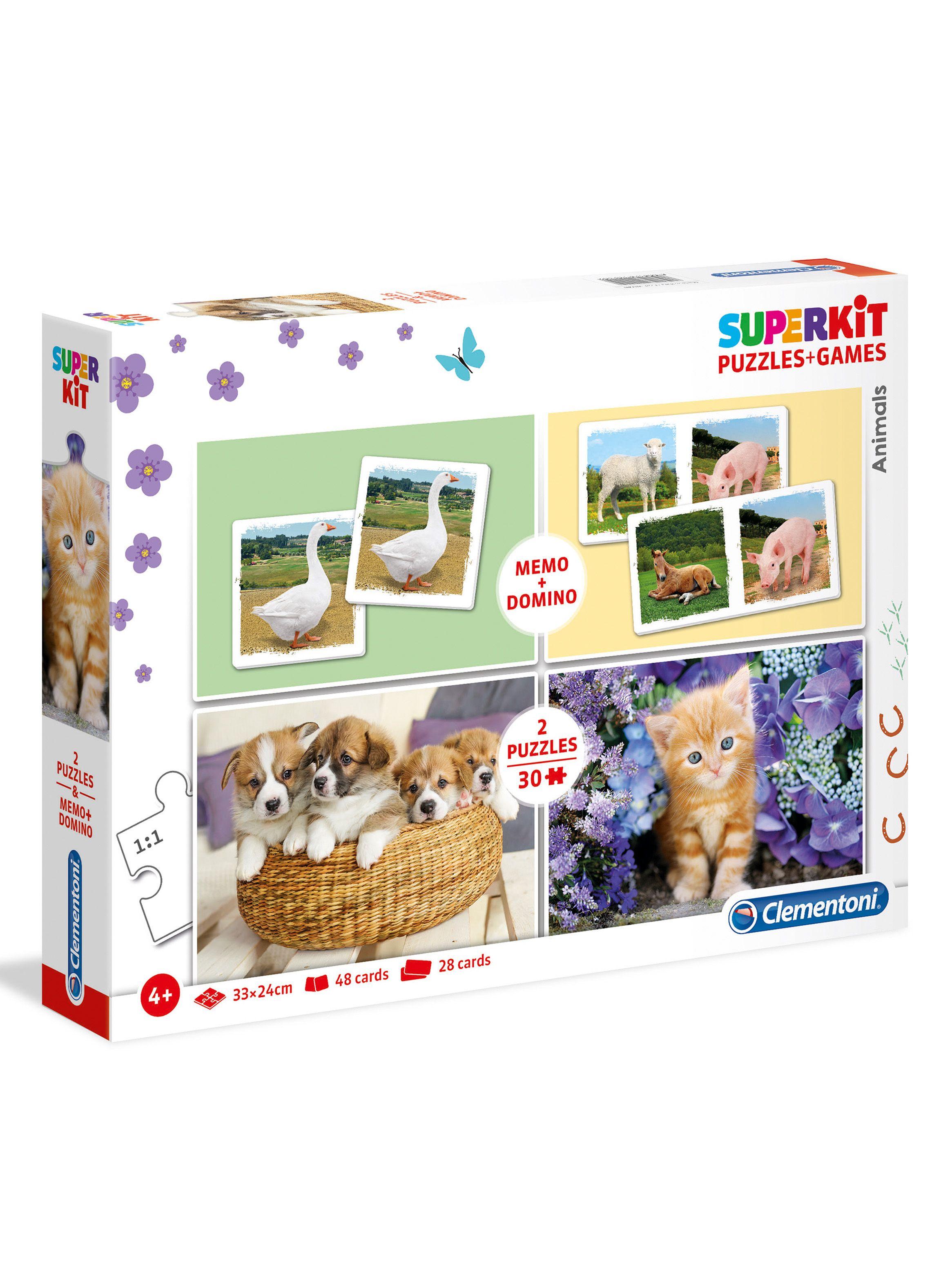 Puzzle Domino Memorice Animales-0