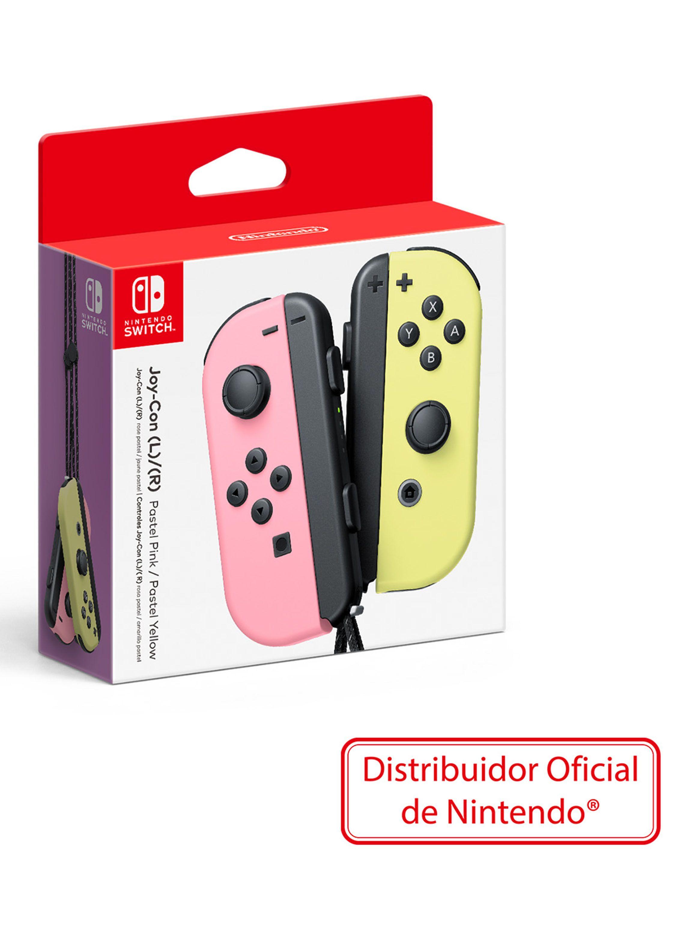 Control Nintendo Switch Joy-Con Controller Pair Pink Yellow-0
