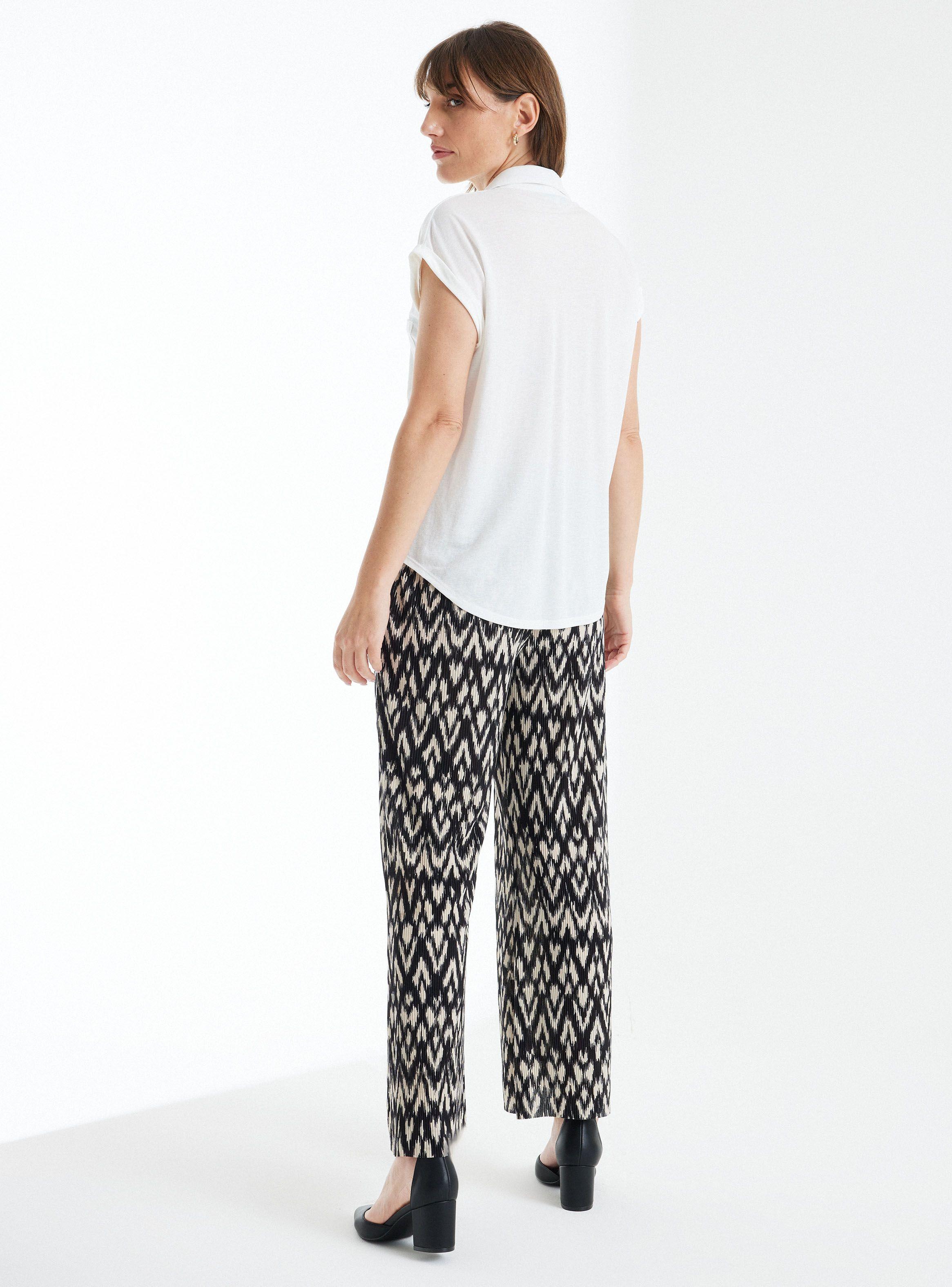 Blusa De Piqué Con Bolsillos-5