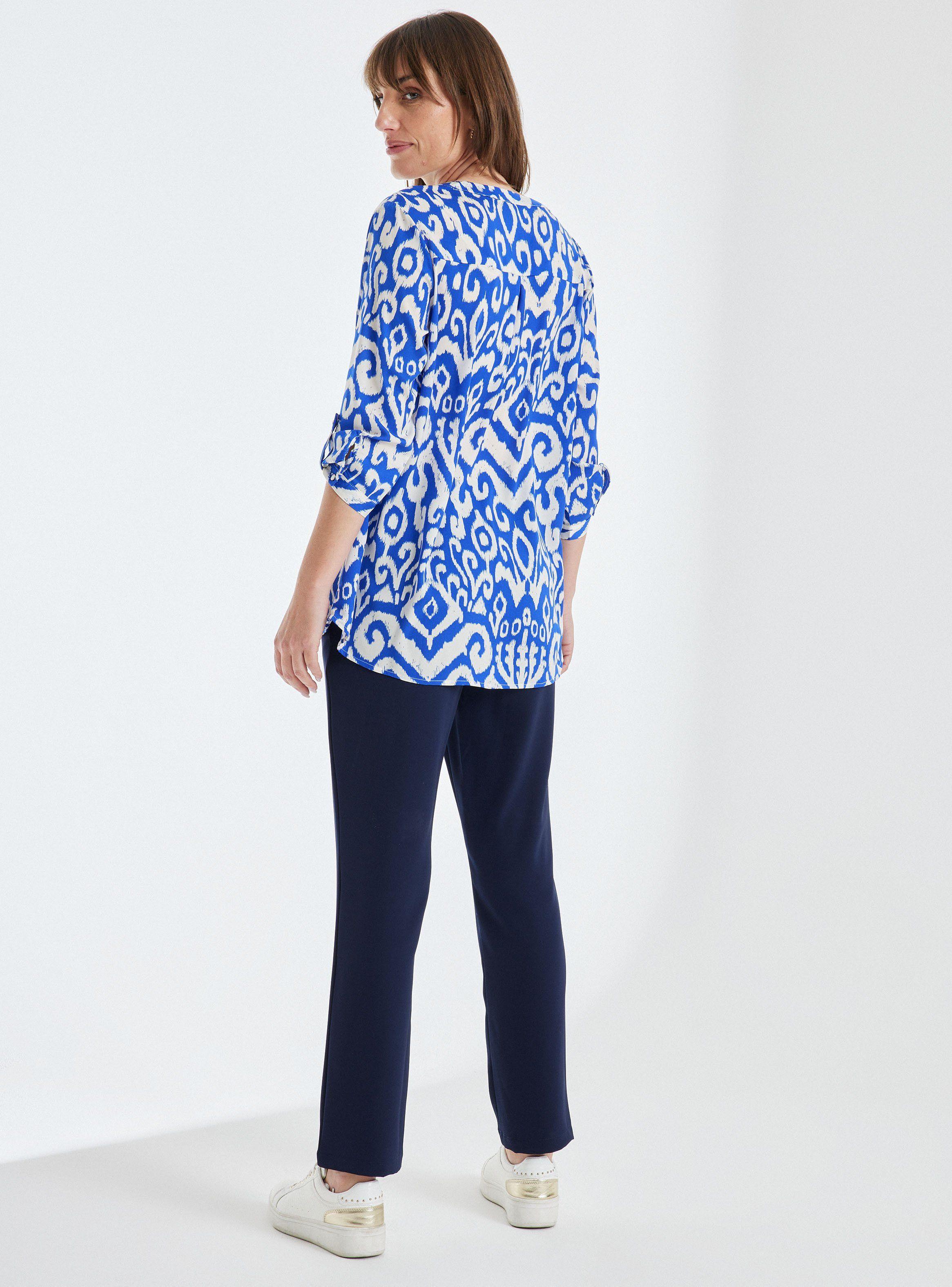 Blusa Estampada Manga con Roll Up-5